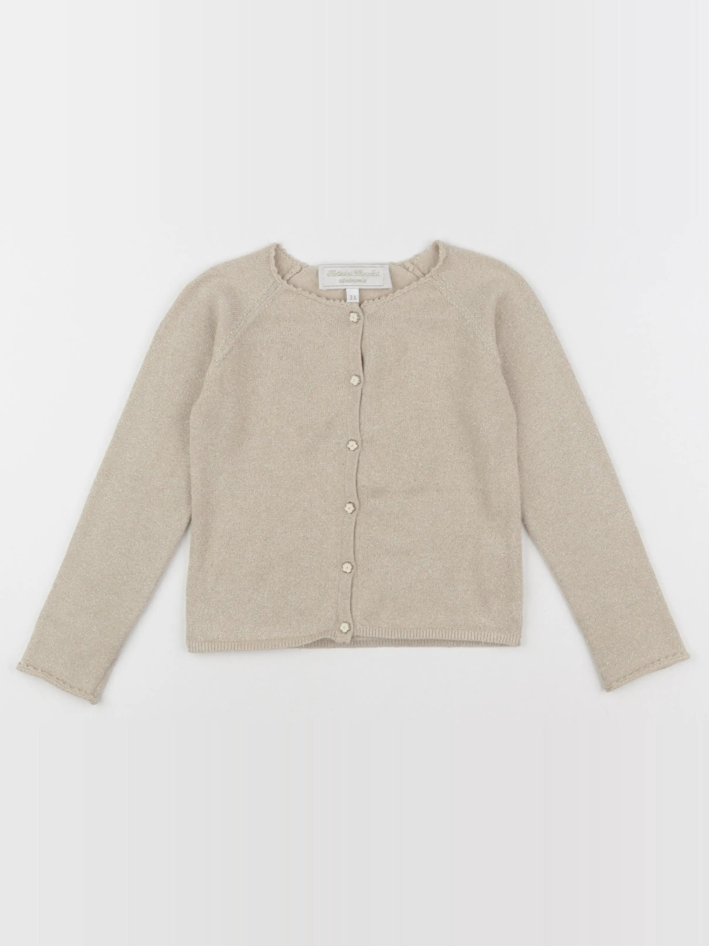 Tartine & Chocolat - gilet or - 3 ans