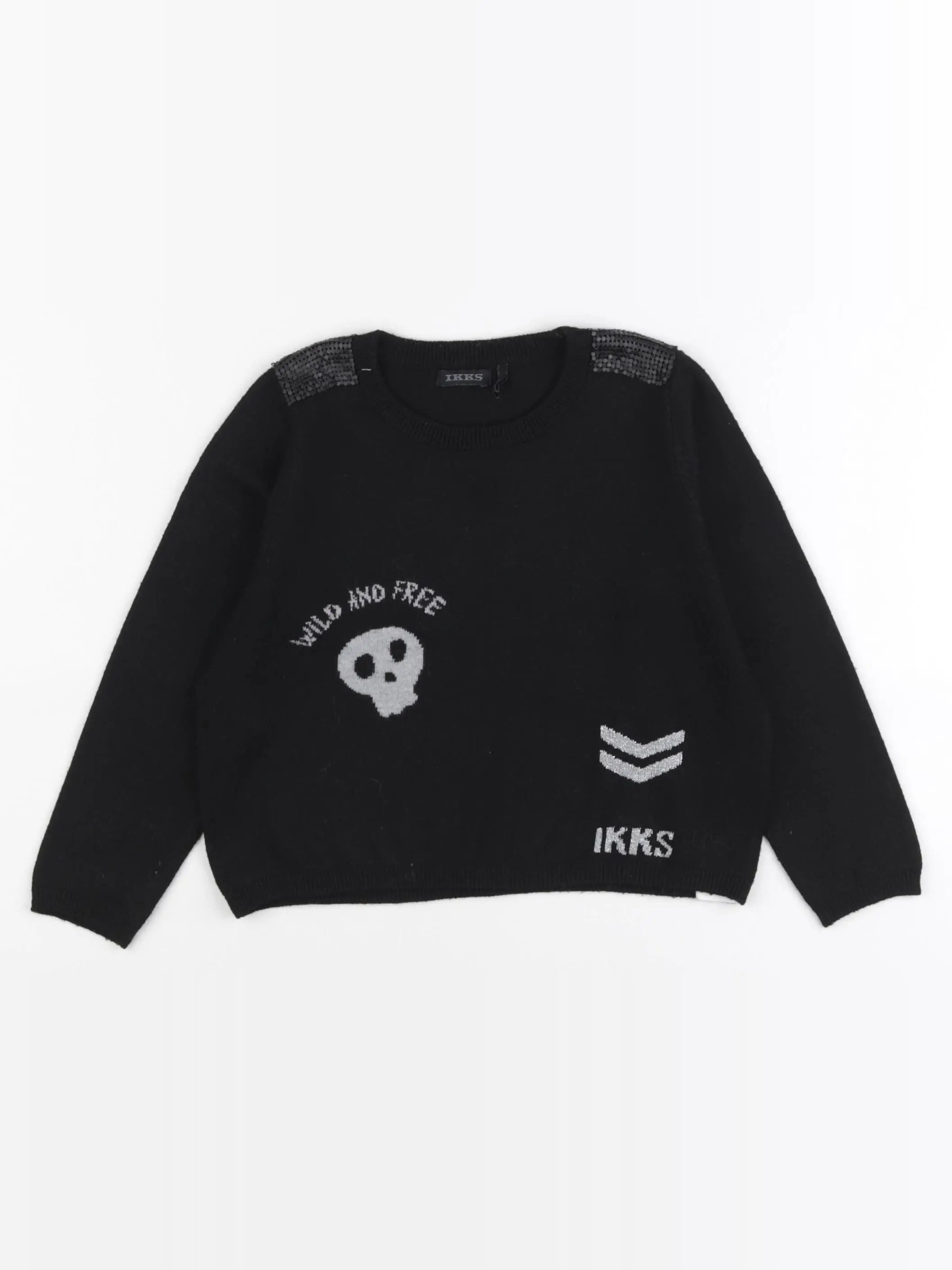 IKKS - pull noir - 4 ans
