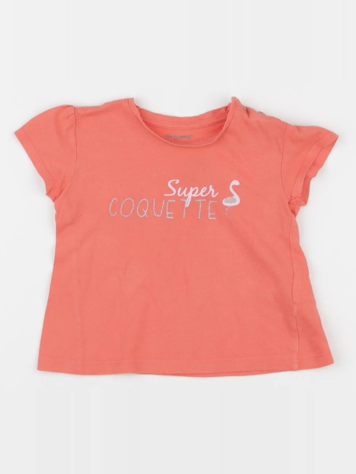 Vertbaudet - tee-shirt rose - 18 mois