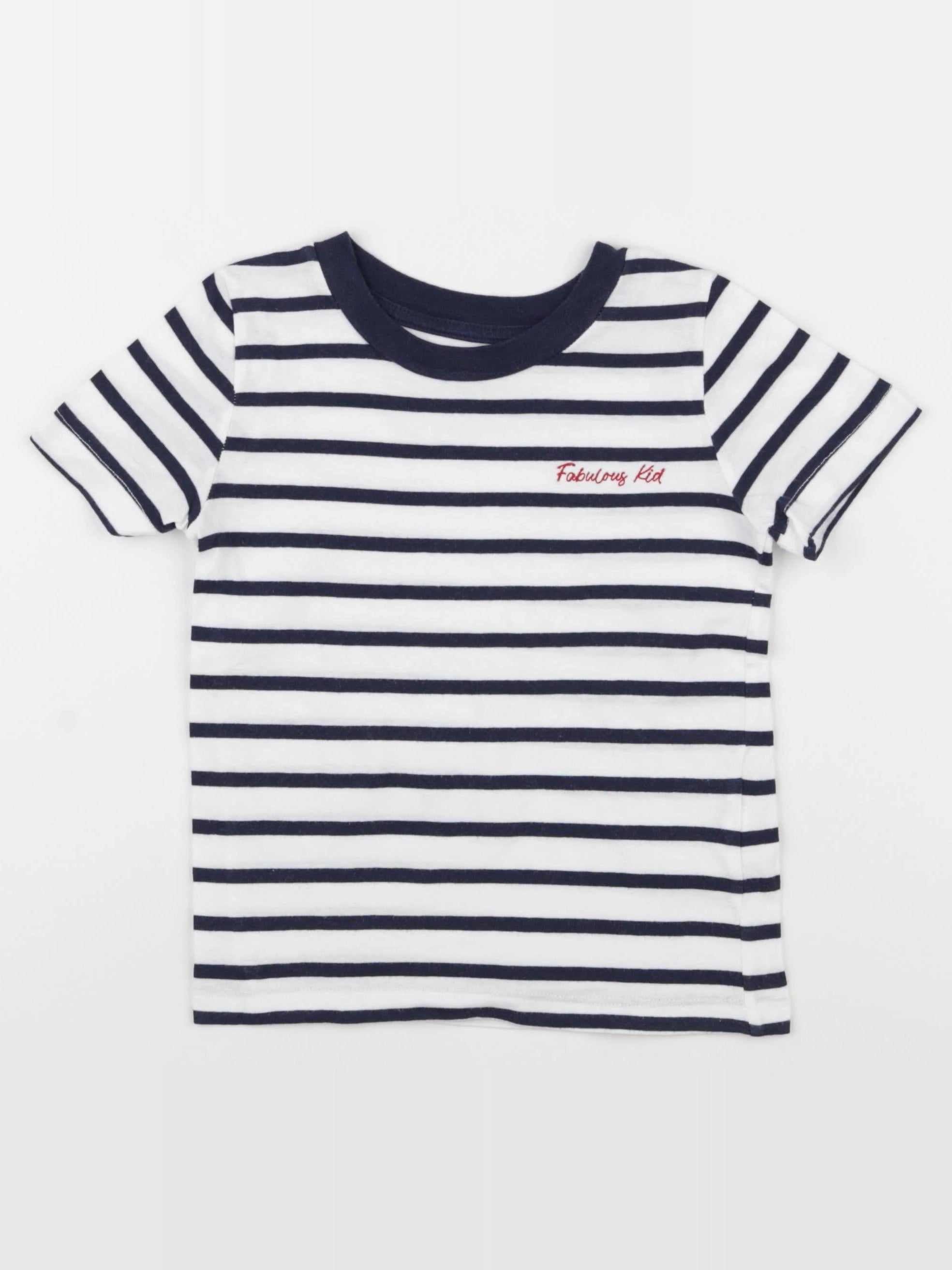 Monoprix - tee-shirt bleu - 4 ans