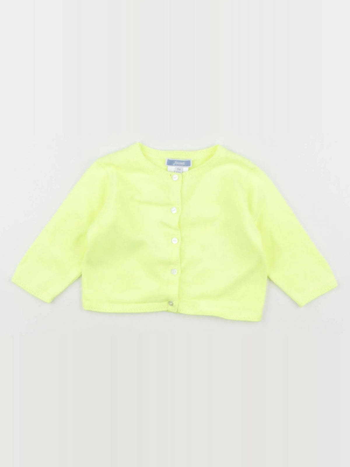 Jacadi - gilet jaune fluo - 6 mois