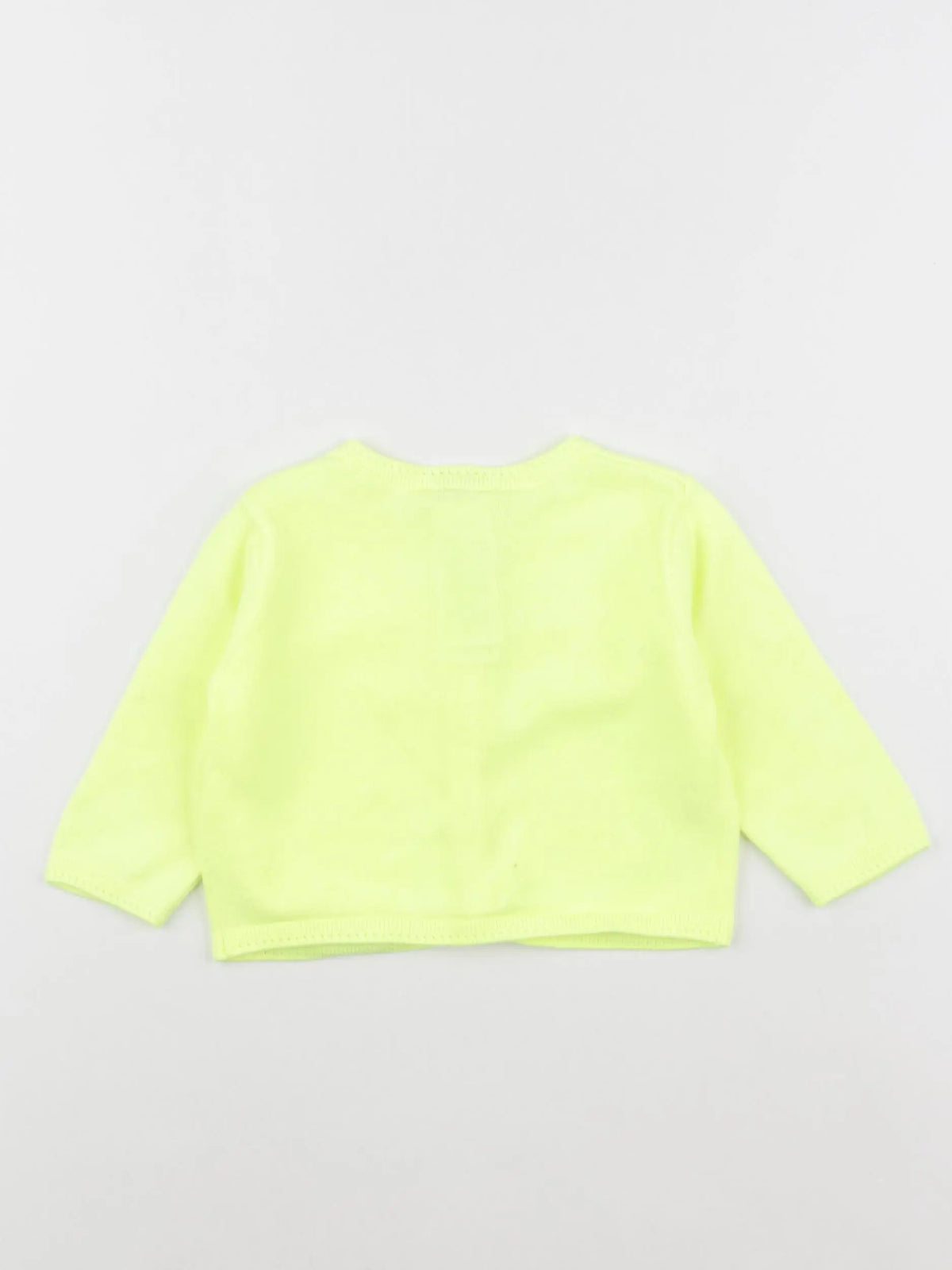 Jacadi - gilet jaune fluo - 6 mois
