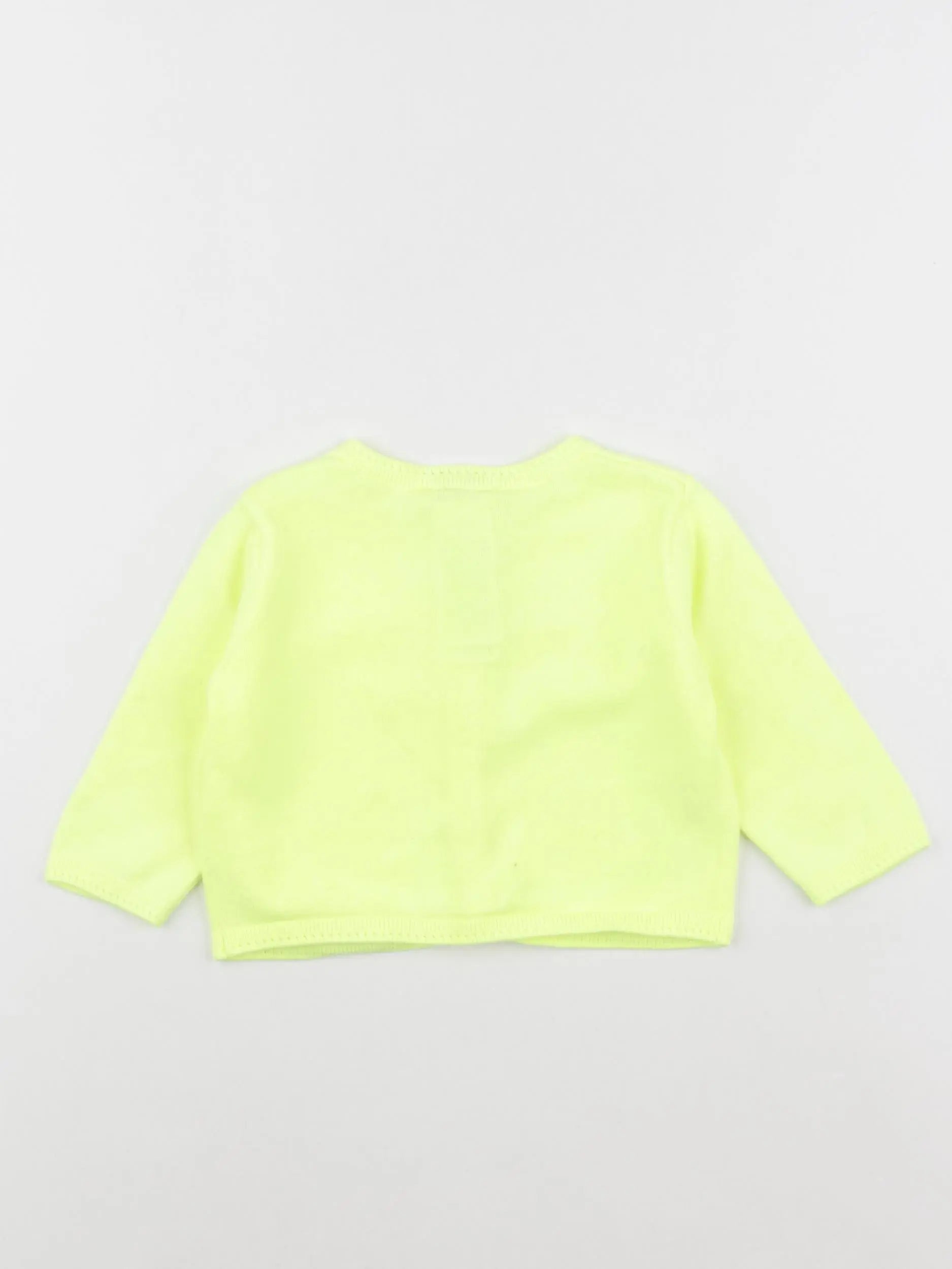 Jacadi - gilet jaune fluo - 6 mois