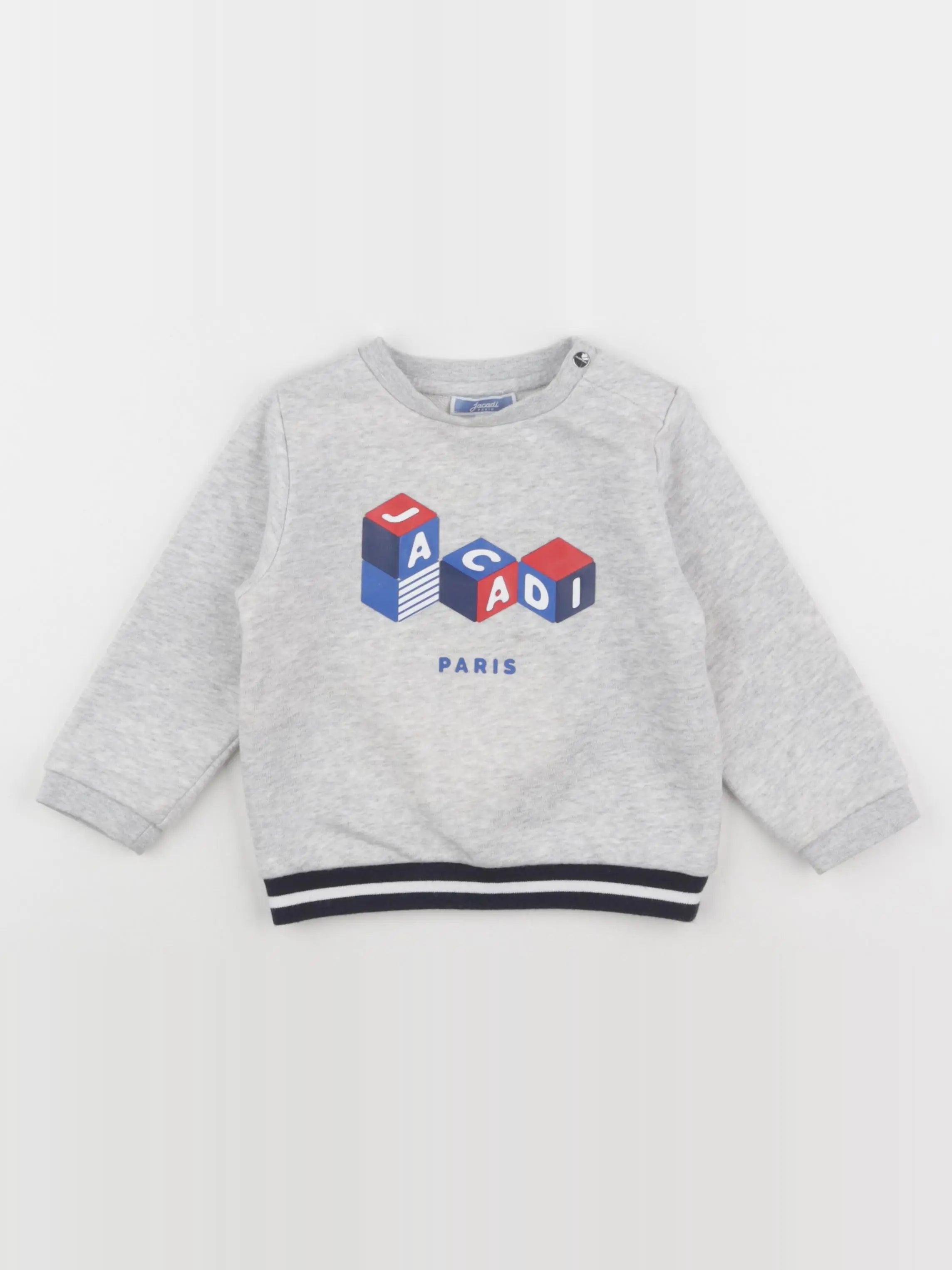 Jacadi - sweat gris - 24 mois