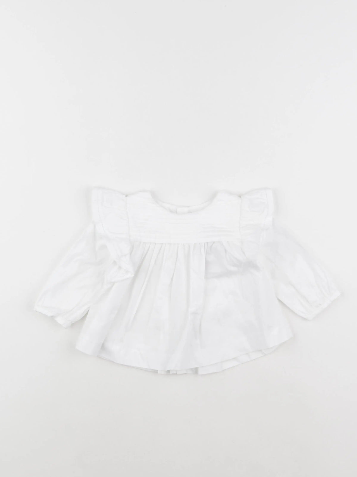 Jacadi - blouse blanc - 6 mois