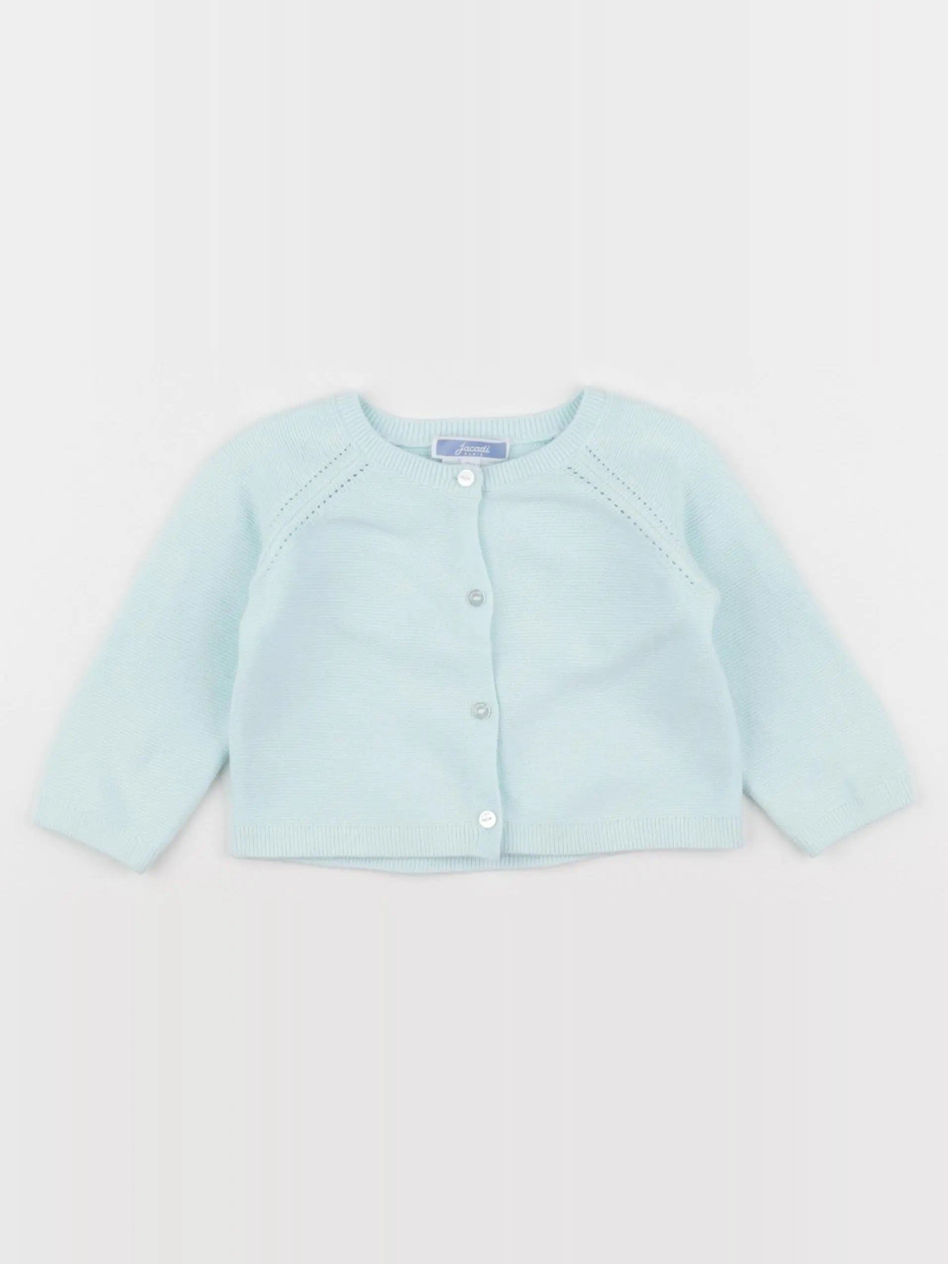 Jacadi - gilet vert - 6 mois