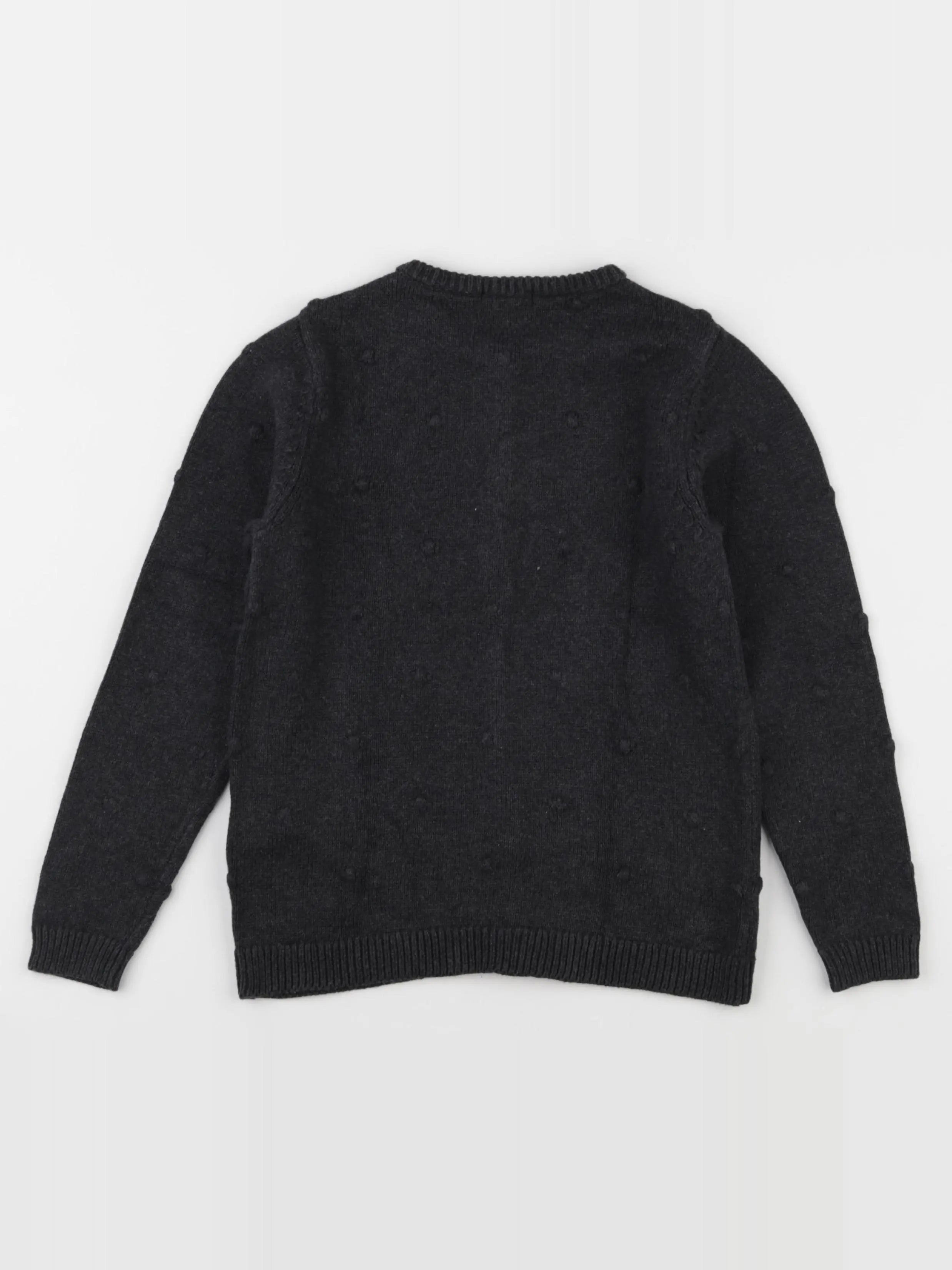 Vertbaudet - gilet gris - 8 ans