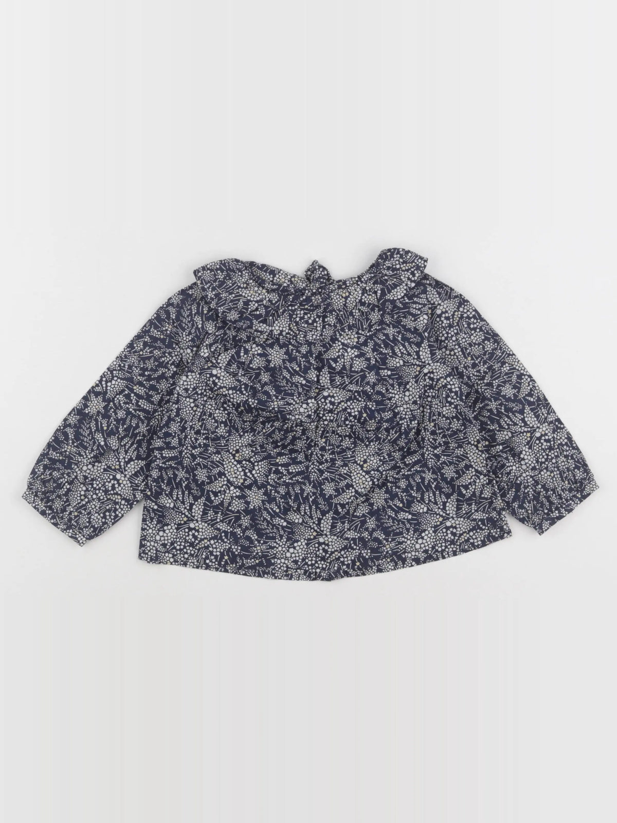 Jacadi - blouse bleu - 18 mois