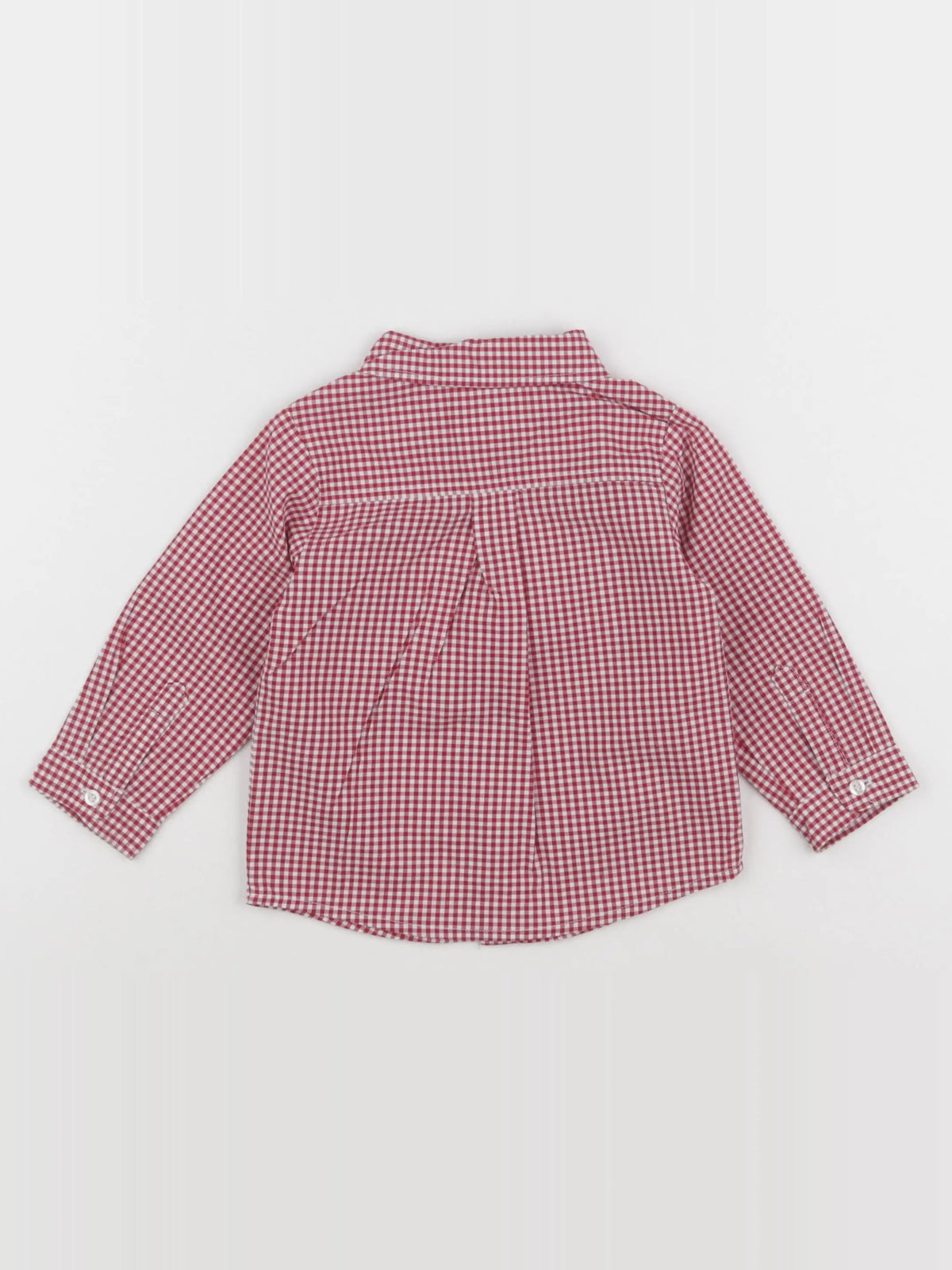 Jacadi - chemise rouge - 12 mois