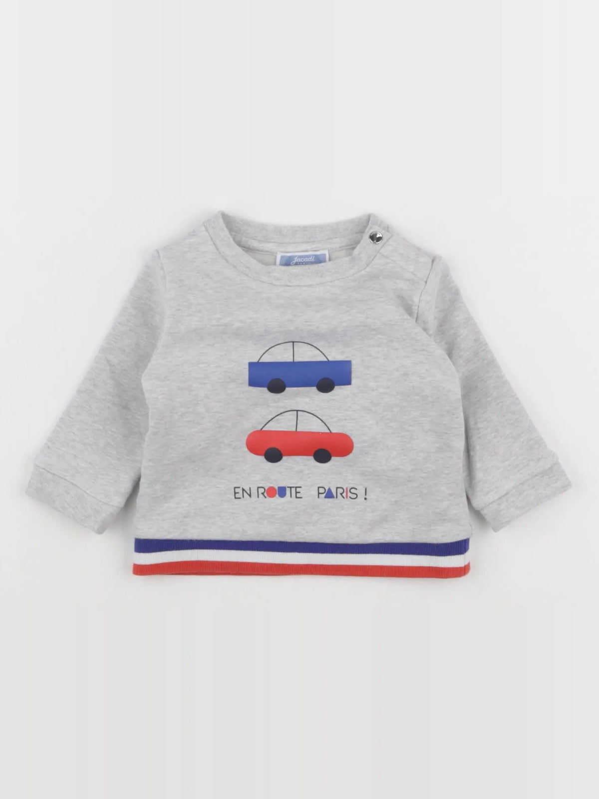 Jacadi - sweat gris - 6 mois