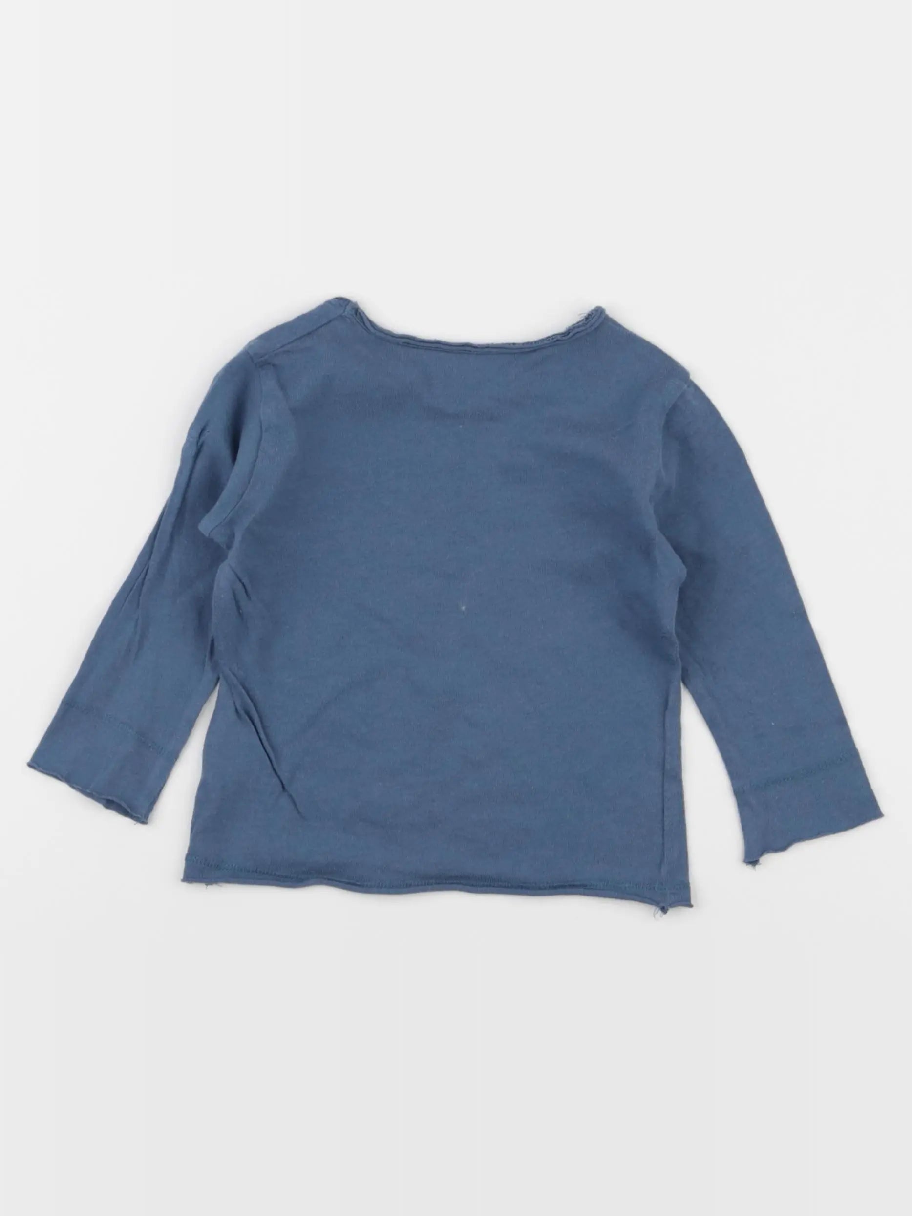 Zadig & Voltaire - tee-shirt bleu - 12 mois