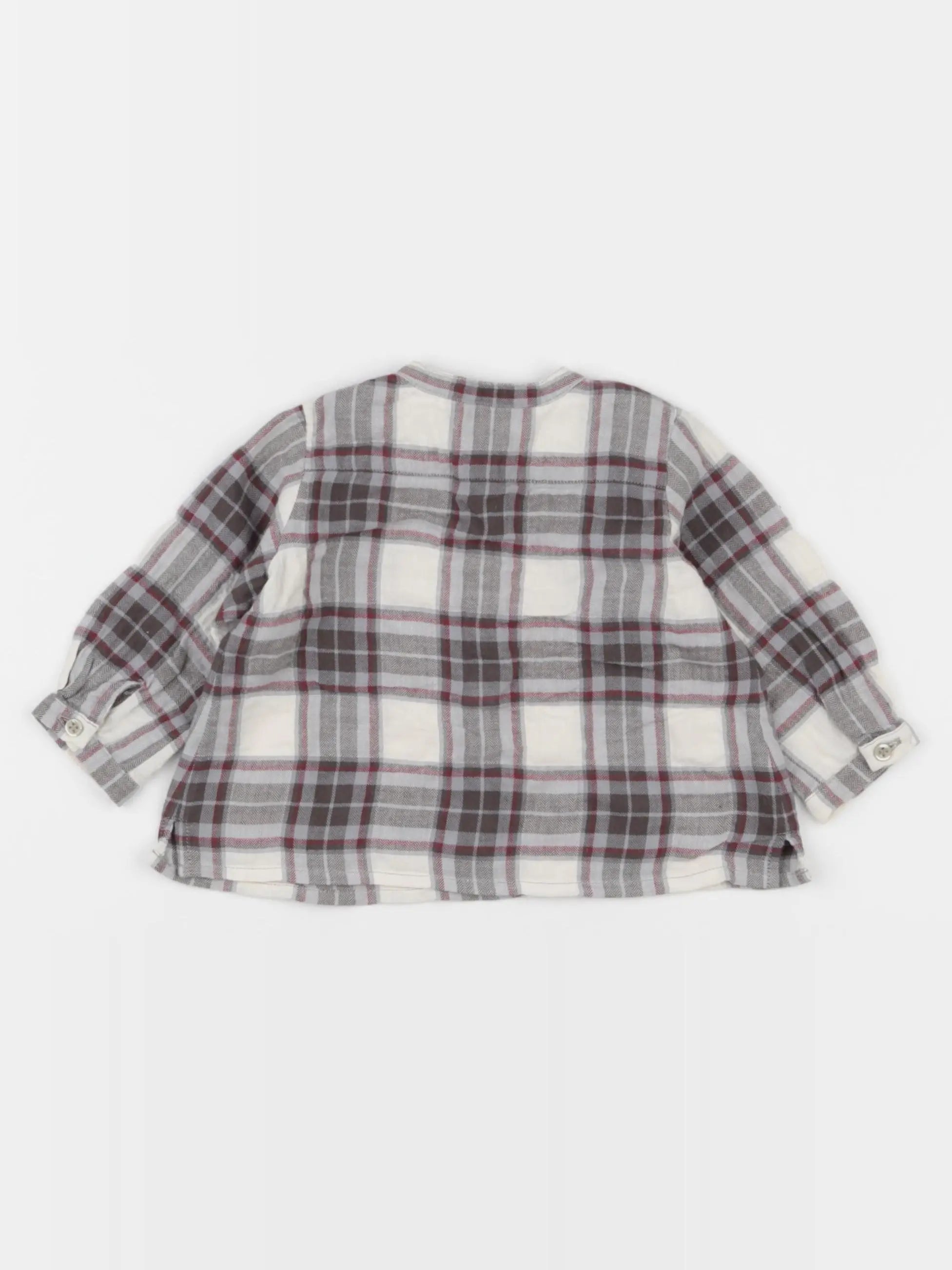 Bonpoint - blouse gris - 3 mois