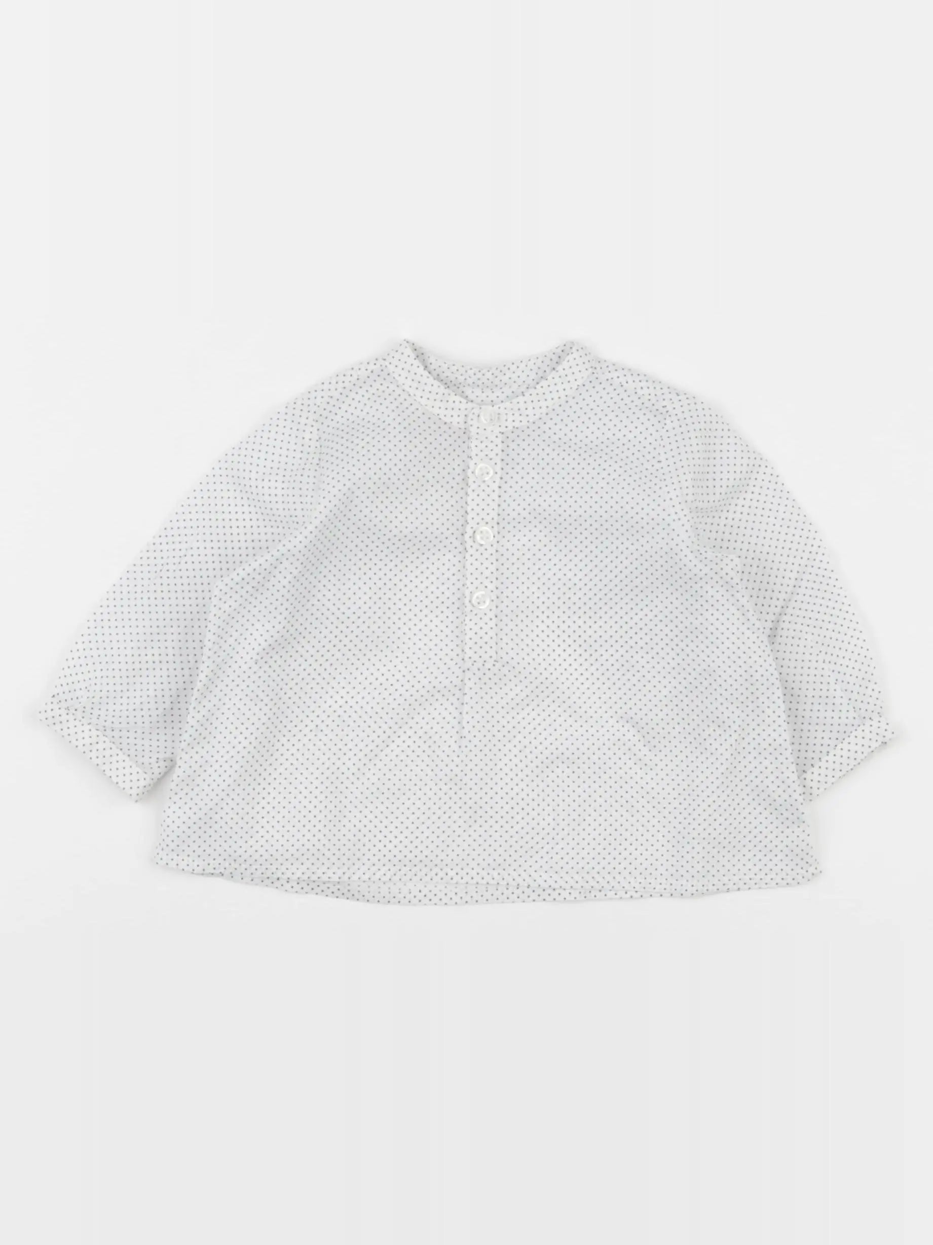 Bonpoint - blouse bleu - 3 mois