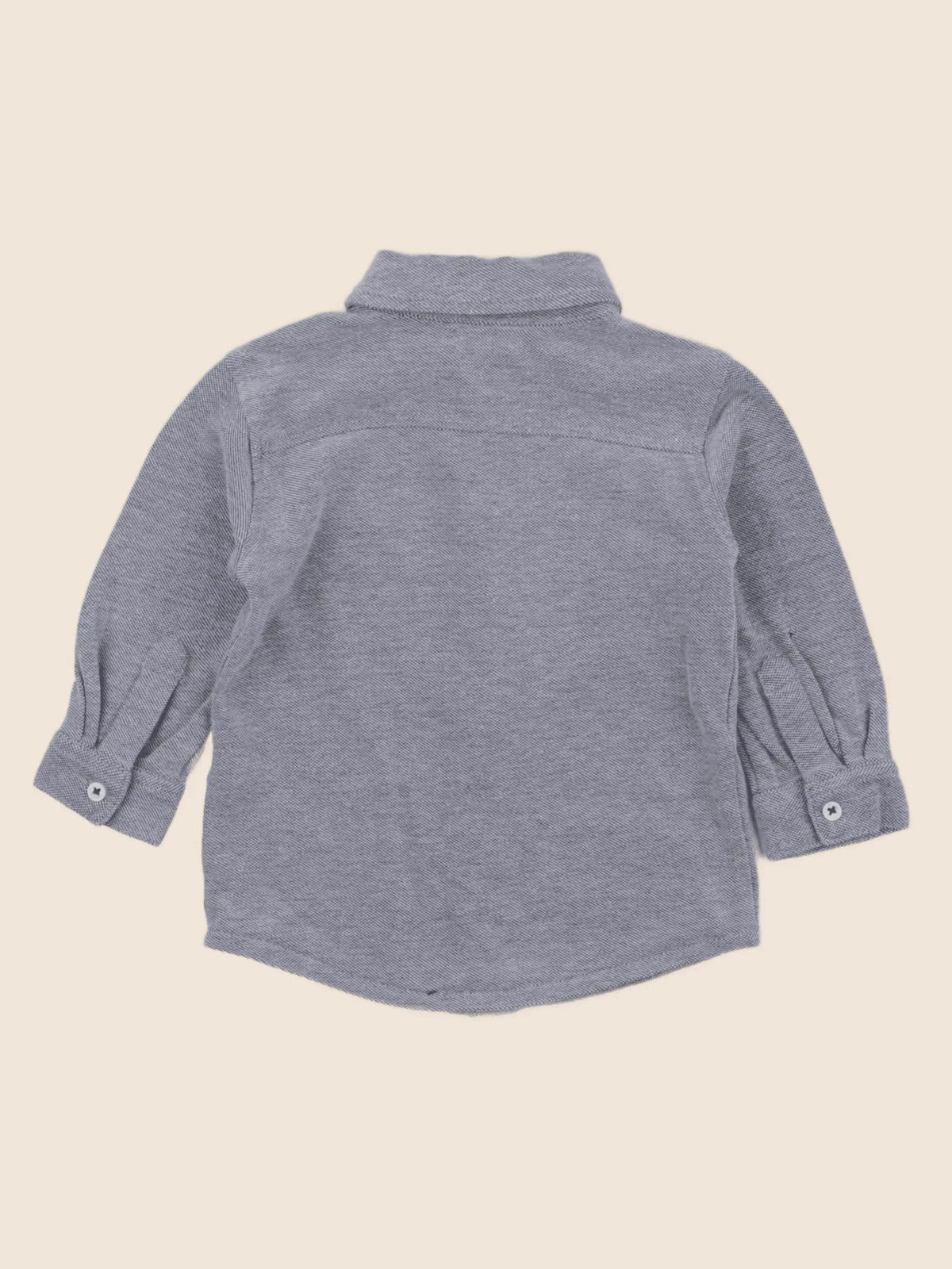 Boutchou - chemise bleu - 12 mois