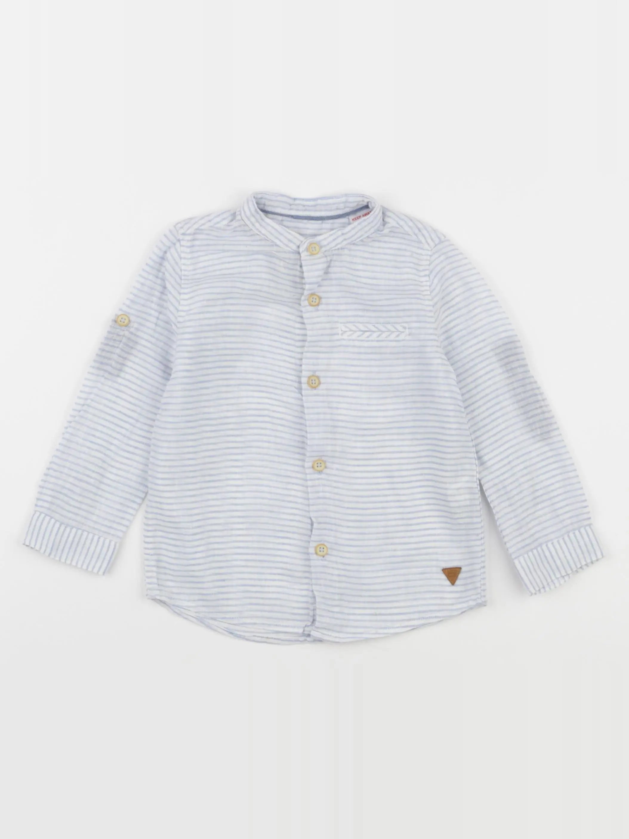 Zara - chemise bleu - 12/18 mois