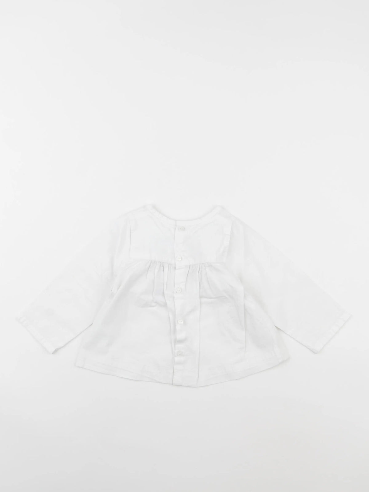 Jacadi - blouse blanc - 12 mois