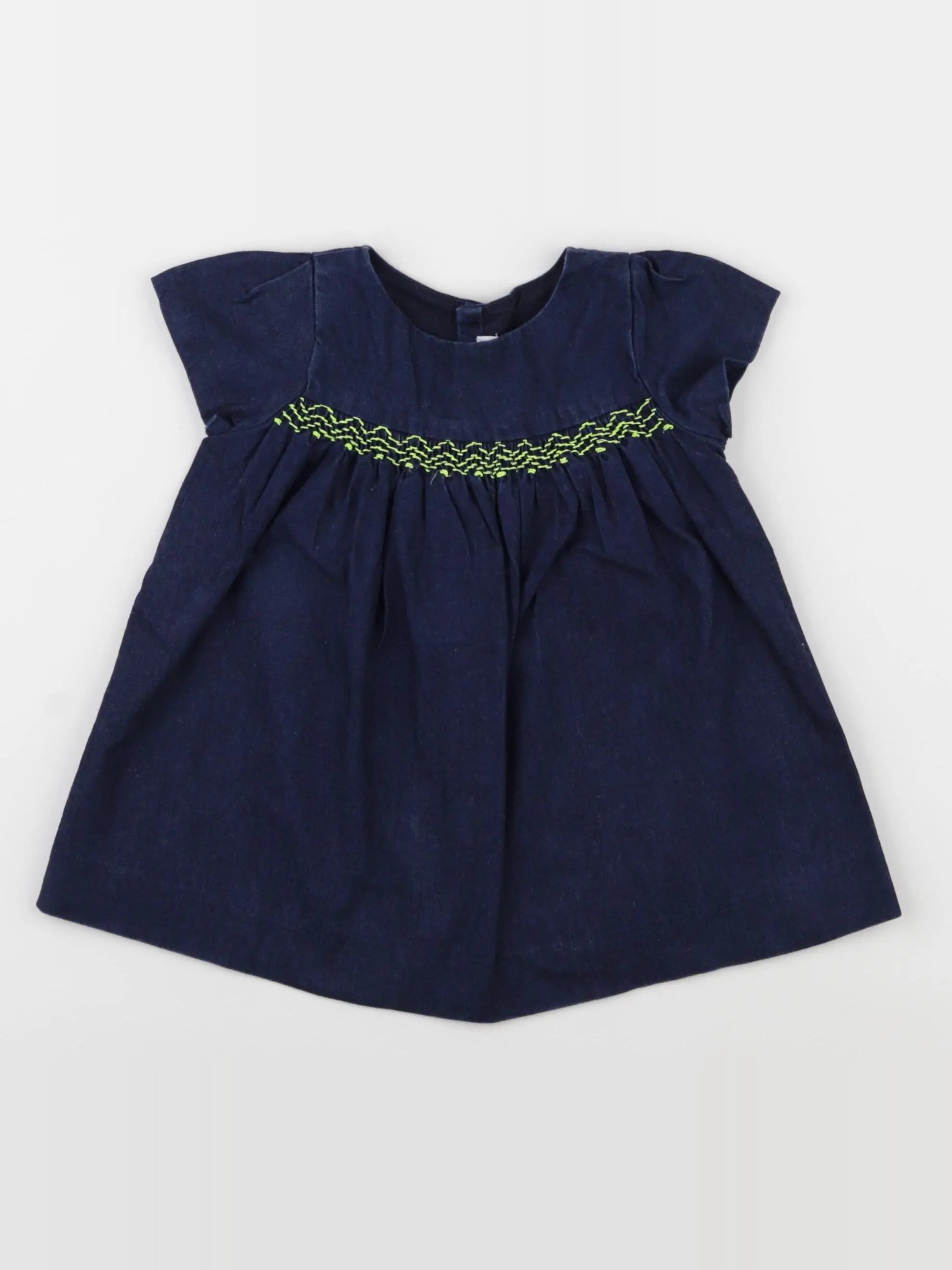 Jacadi - robe bleu - 12 mois