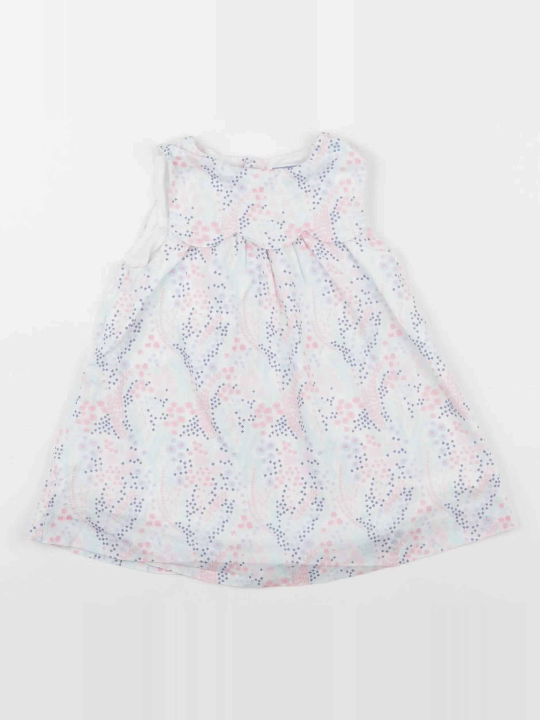 Jacadi - robe bleu - 12 mois