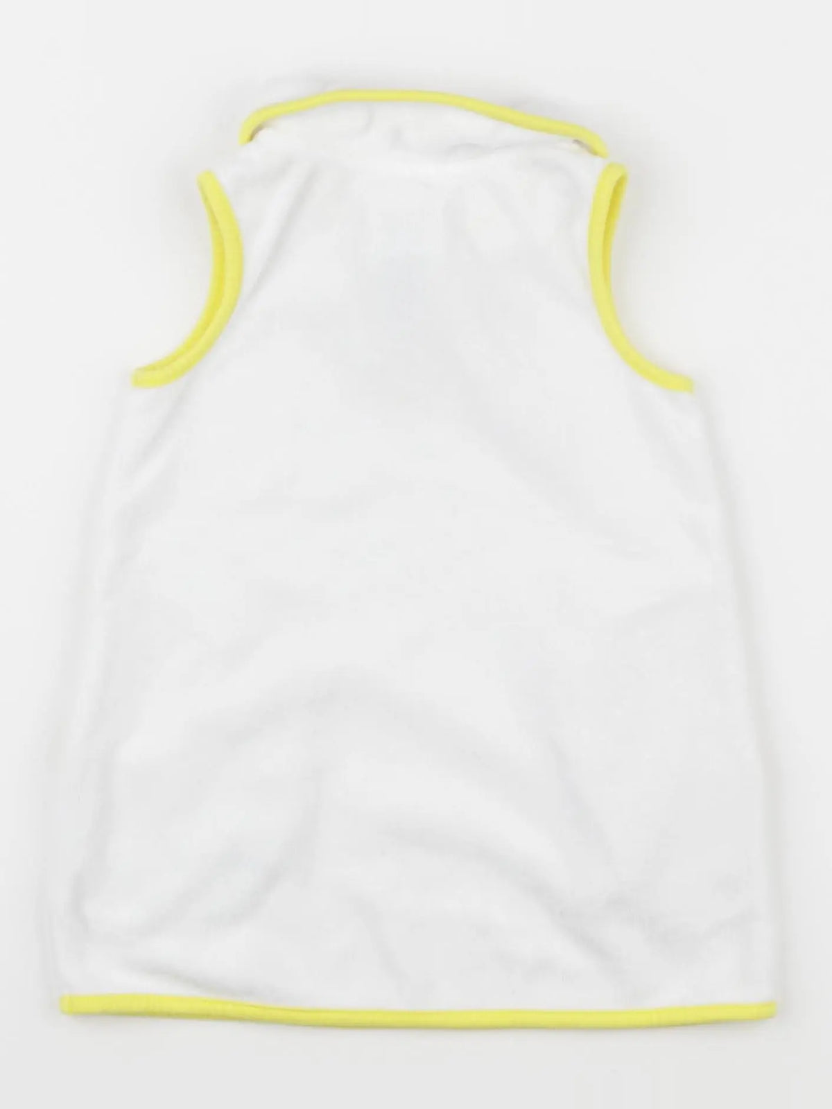 Jacadi - robe jaune, blanc - 12 mois