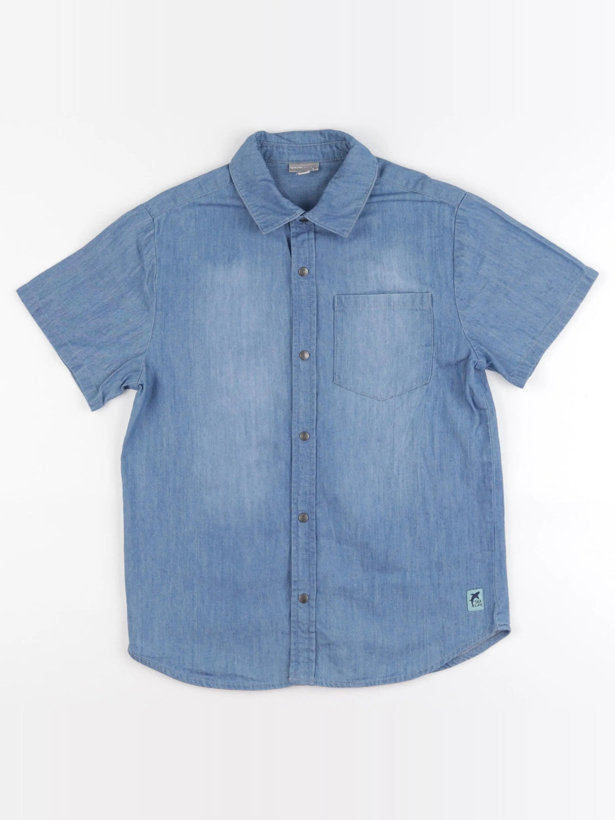 Vertbaudet - chemise bleu - 10 ans