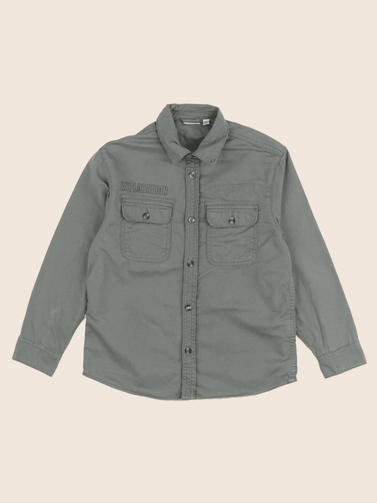 Vertbaudet - chemise vert - 10 ans