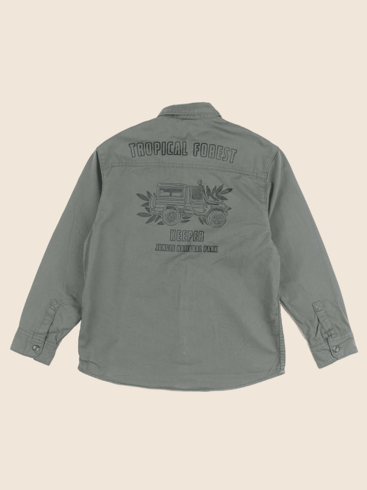 Vertbaudet - chemise vert - 10 ans