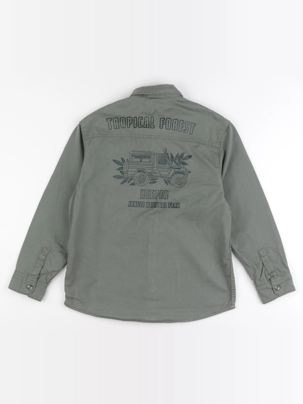 Vertbaudet - chemise vert - 10 ans