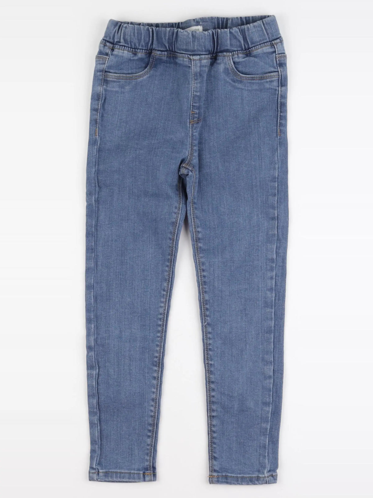 Vertbaudet - jegging bleu - 7 ans