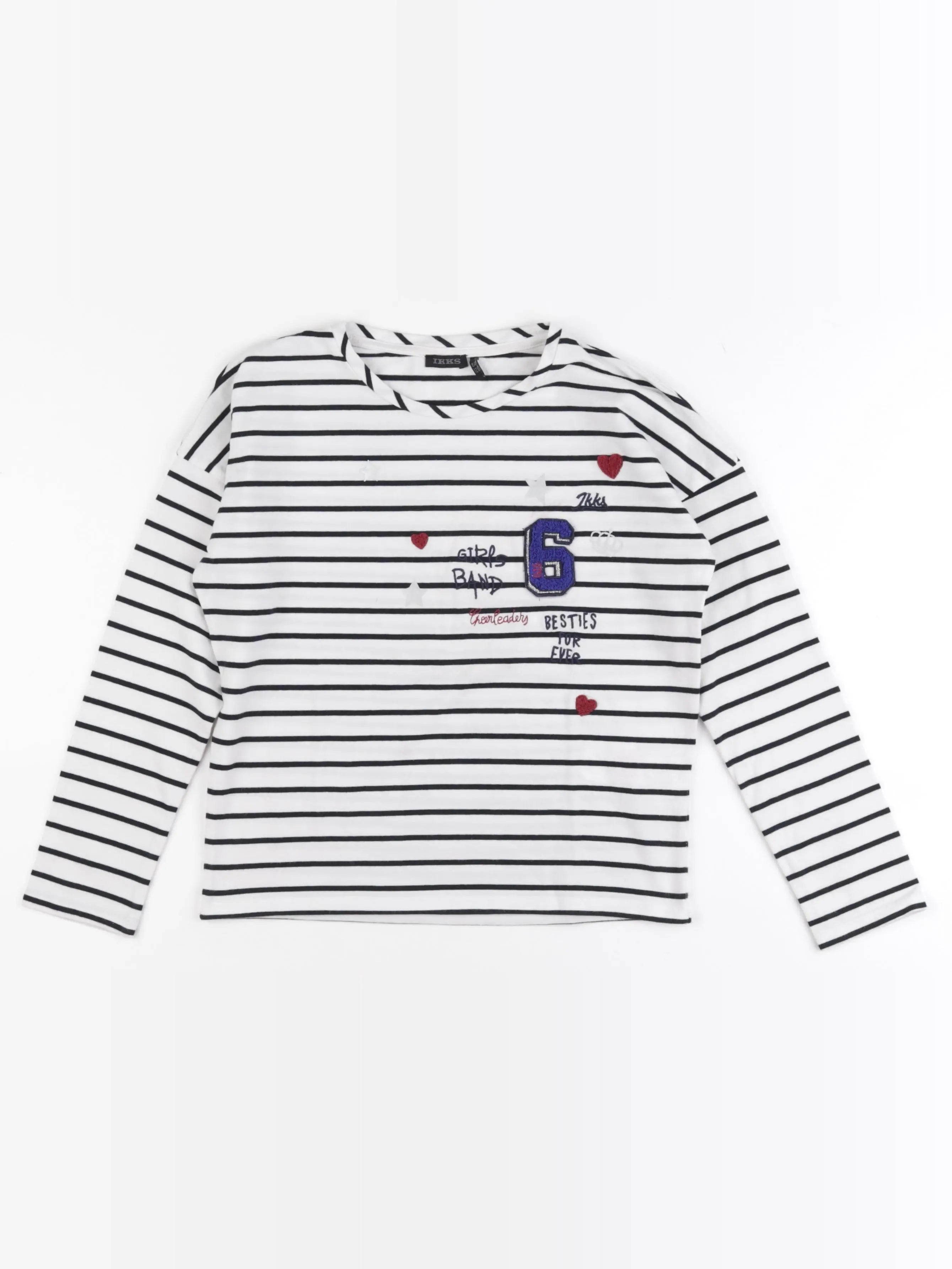 IKKS - tee-shirt blanc - 8 ans