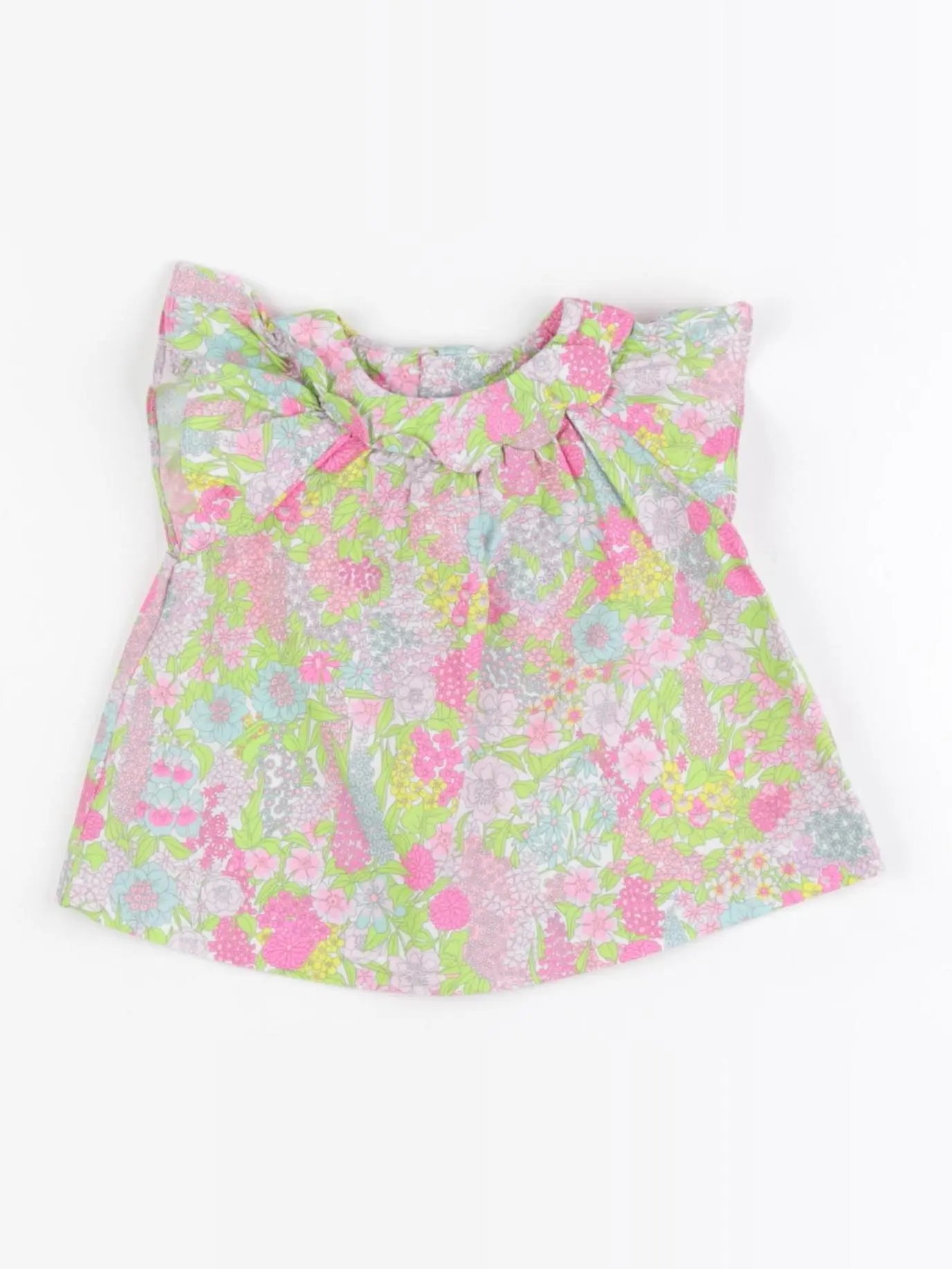 Jacadi - blouse liberty multicolore - 3 mois