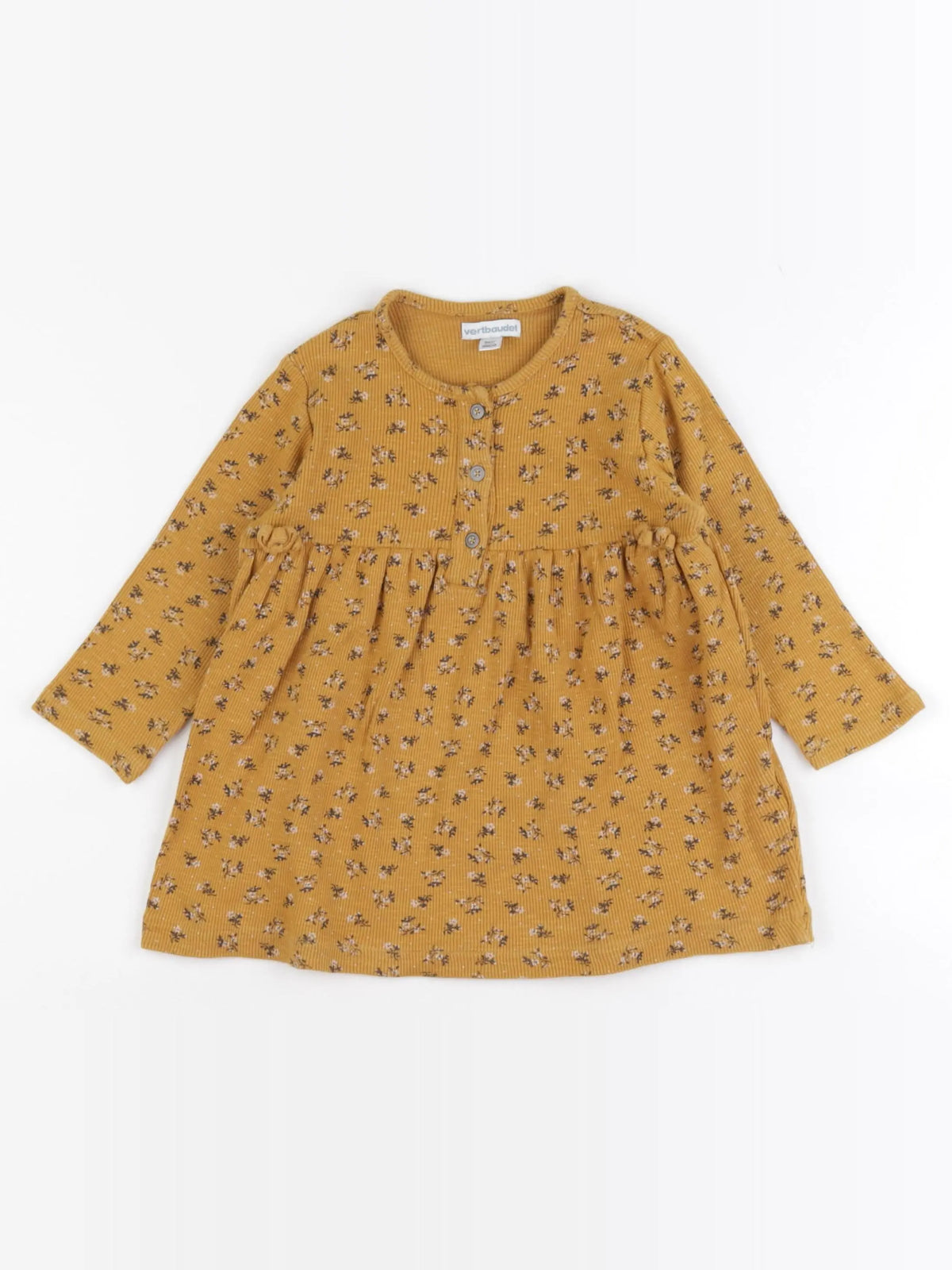 Vertbaudet - robe jaune - 36 mois