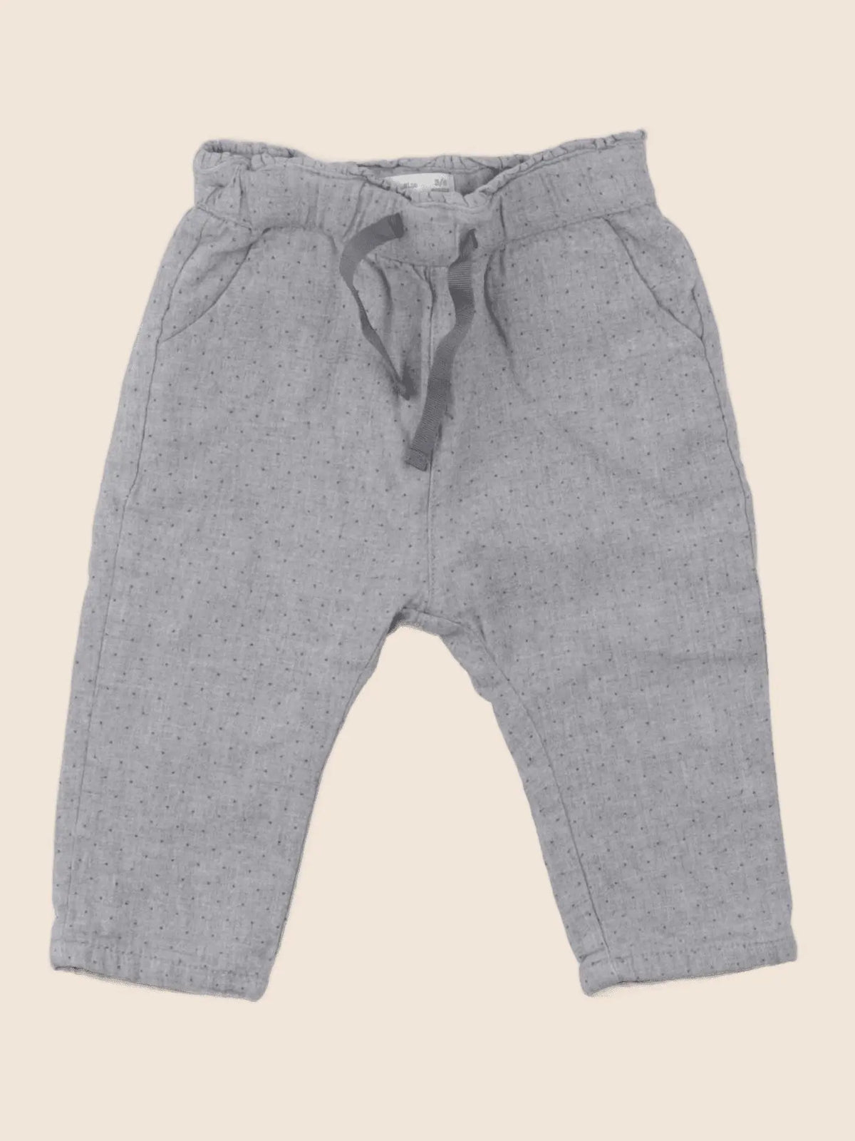 Zara - pantalon gris - 3/6 mois