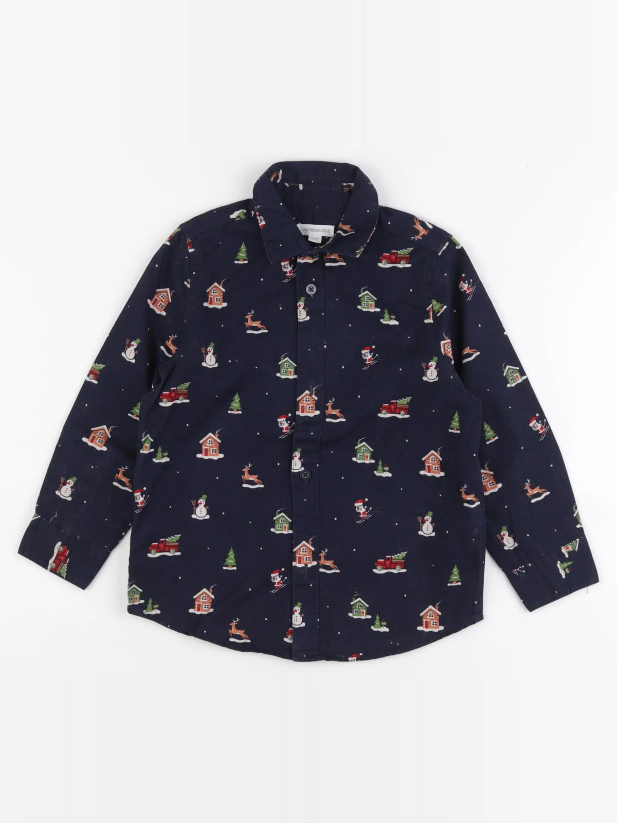 Vertbaudet - chemise bleu - 4 ans