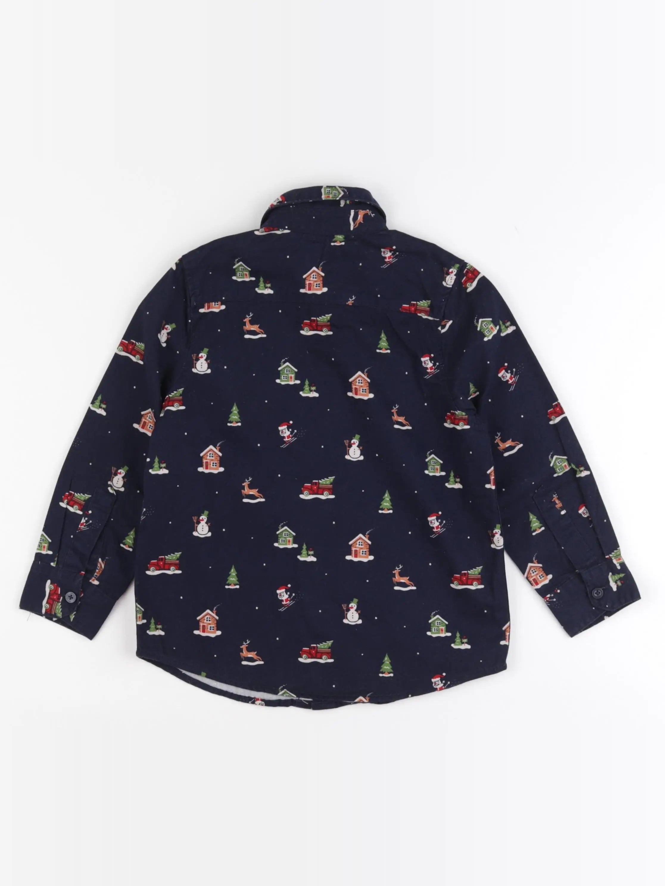 Vertbaudet - chemise bleu - 4 ans