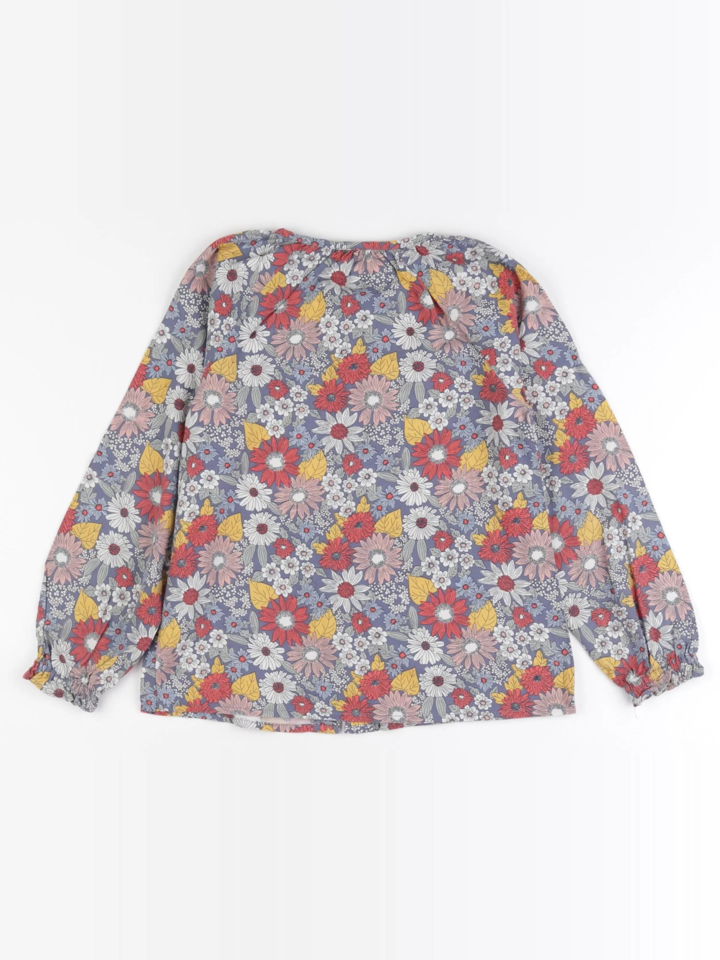 Vertbaudet - blouse bleu - 8 ans