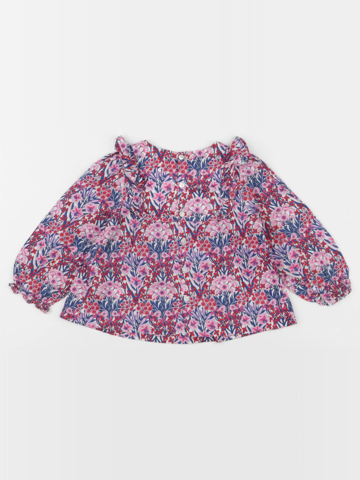 Jacadi - blouse liberty rose - 24 mois