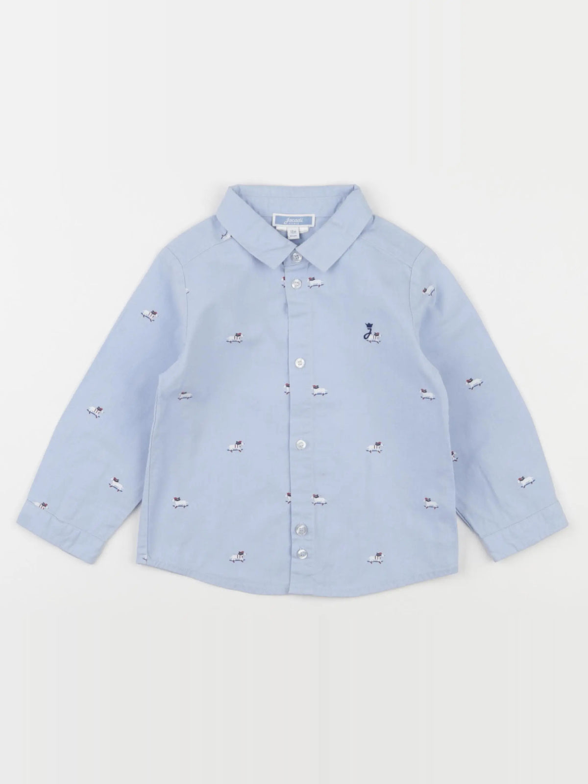 Jacadi - chemise bleu - 18 mois