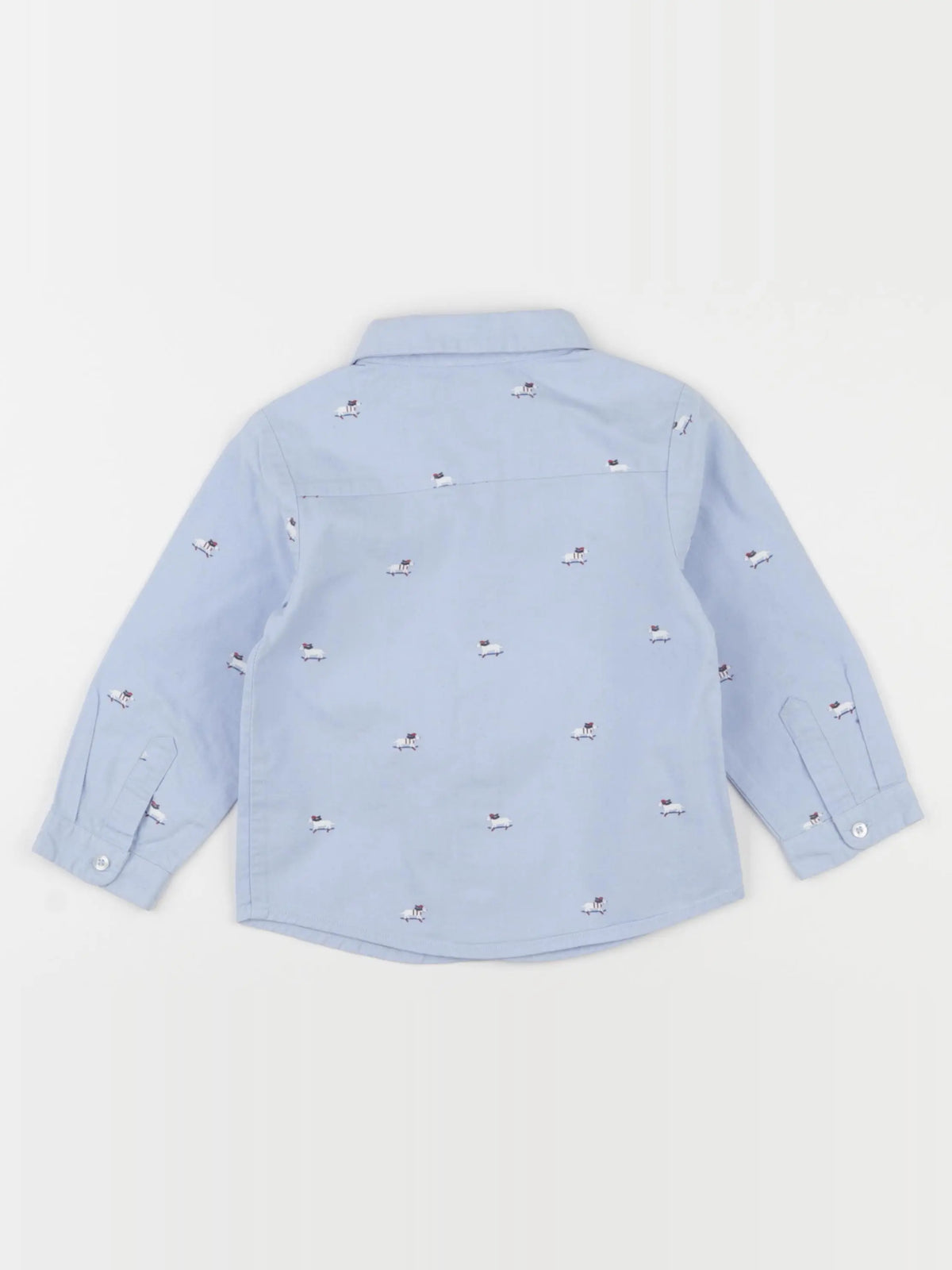 Jacadi - chemise bleu - 18 mois