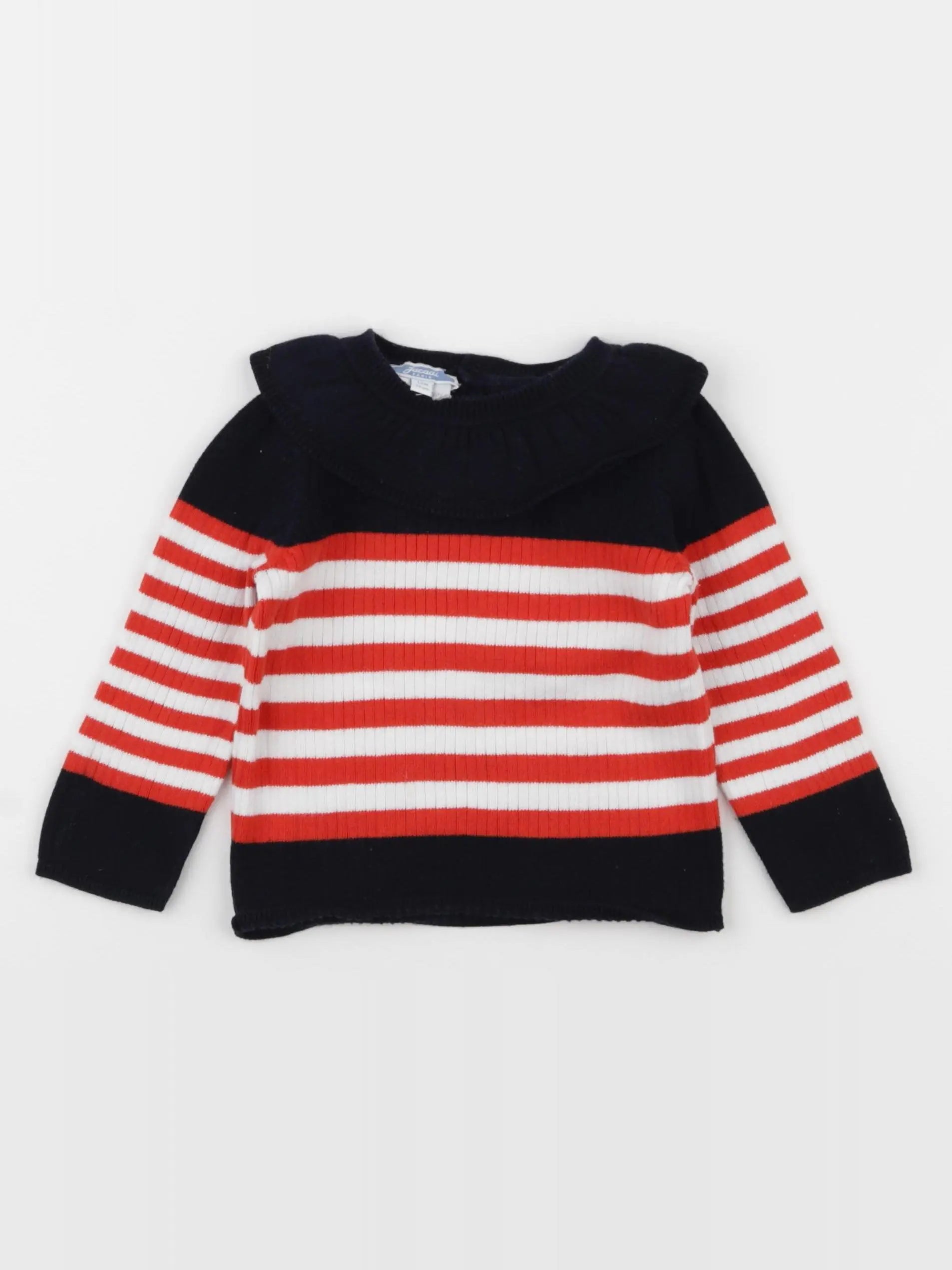 Jacadi - pull bleu - 12 mois