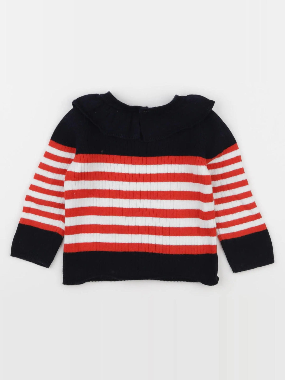 Jacadi - pull bleu - 12 mois
