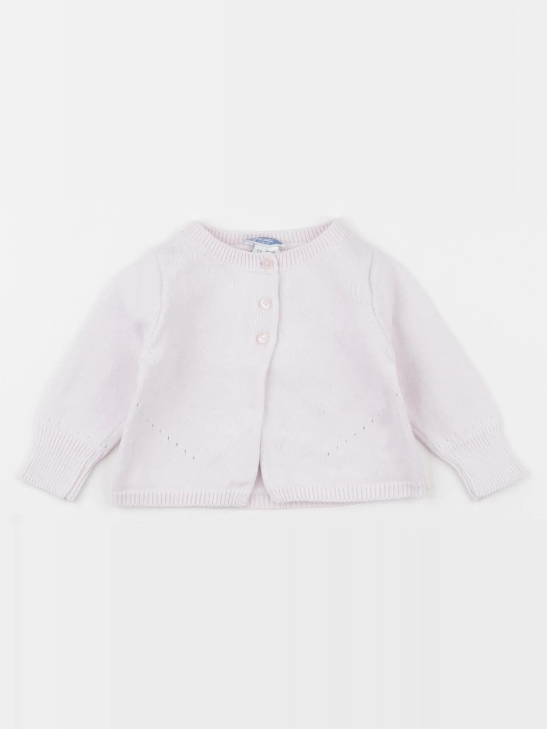 Jacadi - gilet rose - 6 mois
