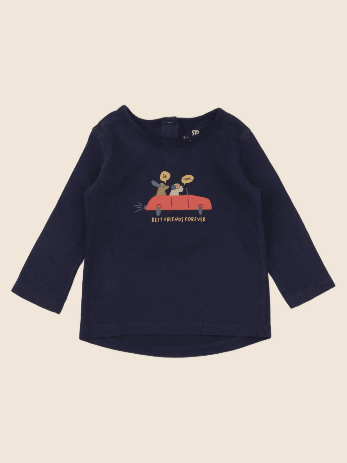 La Redoute - tee-shirt bleu - 6 mois