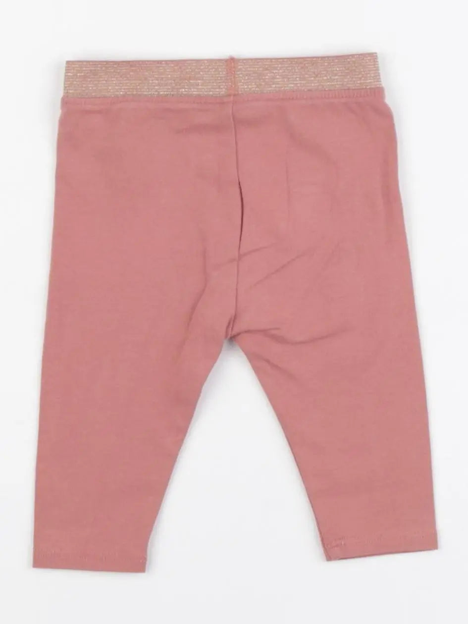 Vertbaudet - legging rose - 3 mois