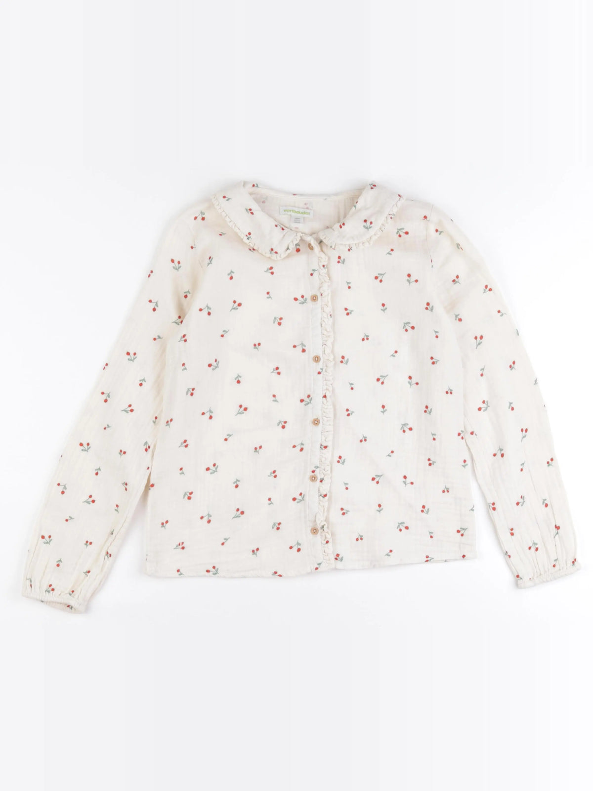 Vertbaudet - blouse beige - 10 ans