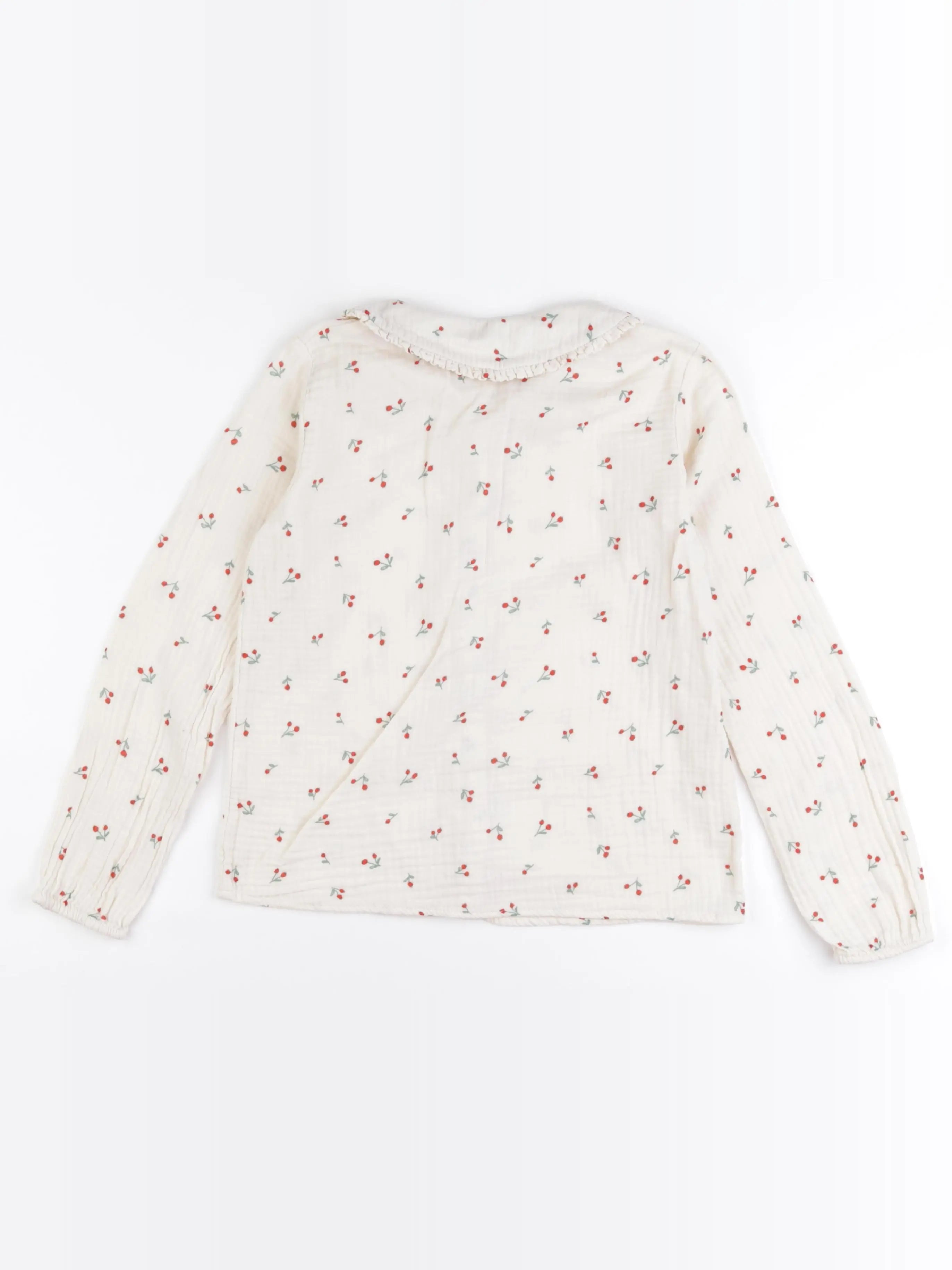 Vertbaudet - blouse beige - 10 ans