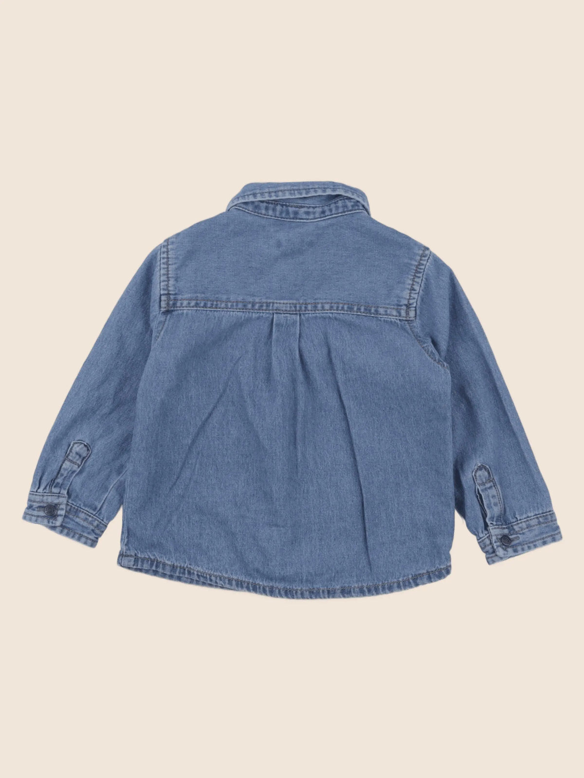 Vertbaudet - chemise bleu - 24 mois
