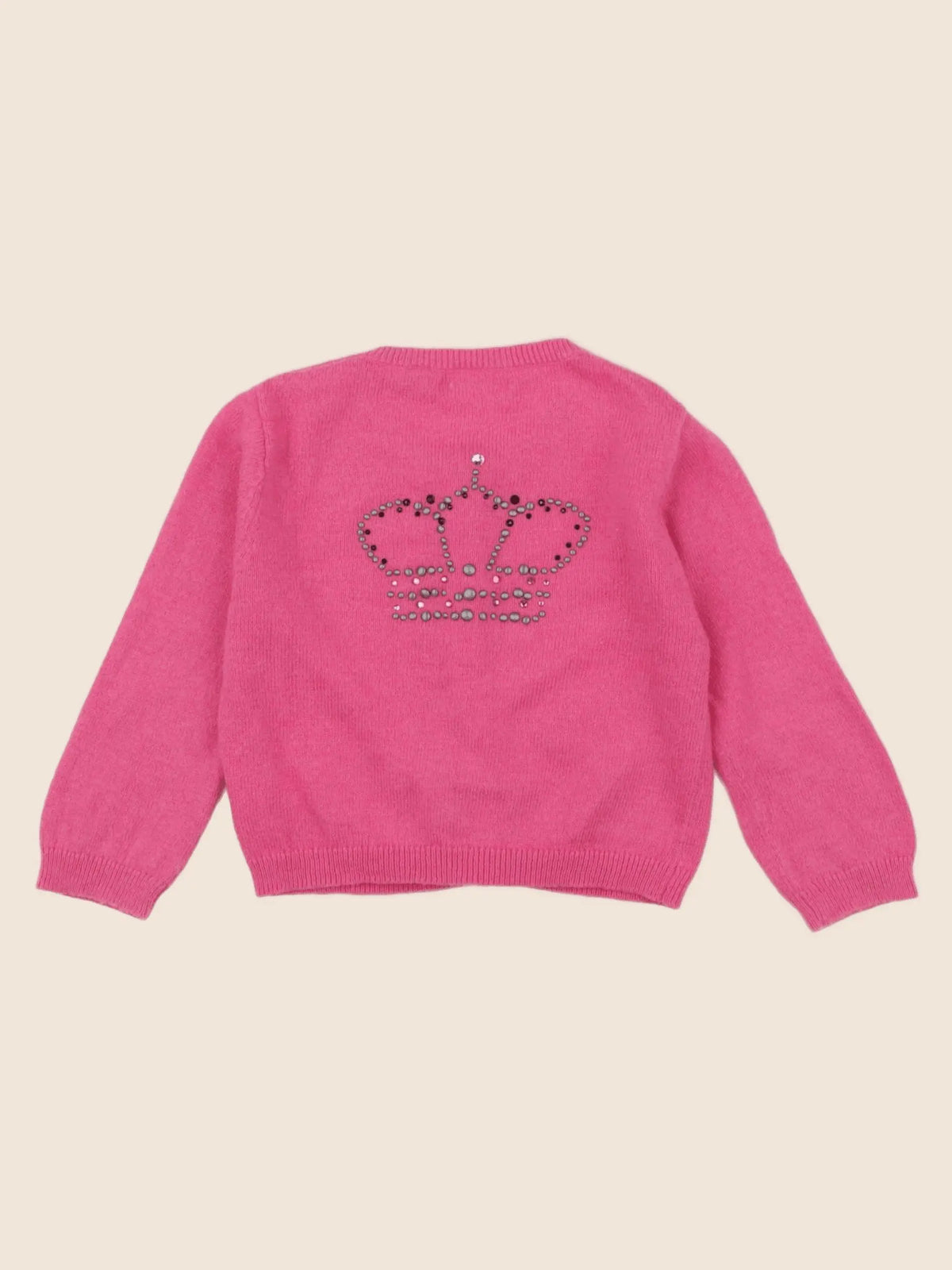 IKKS - gilet imprimé au dos rose - 12 mois