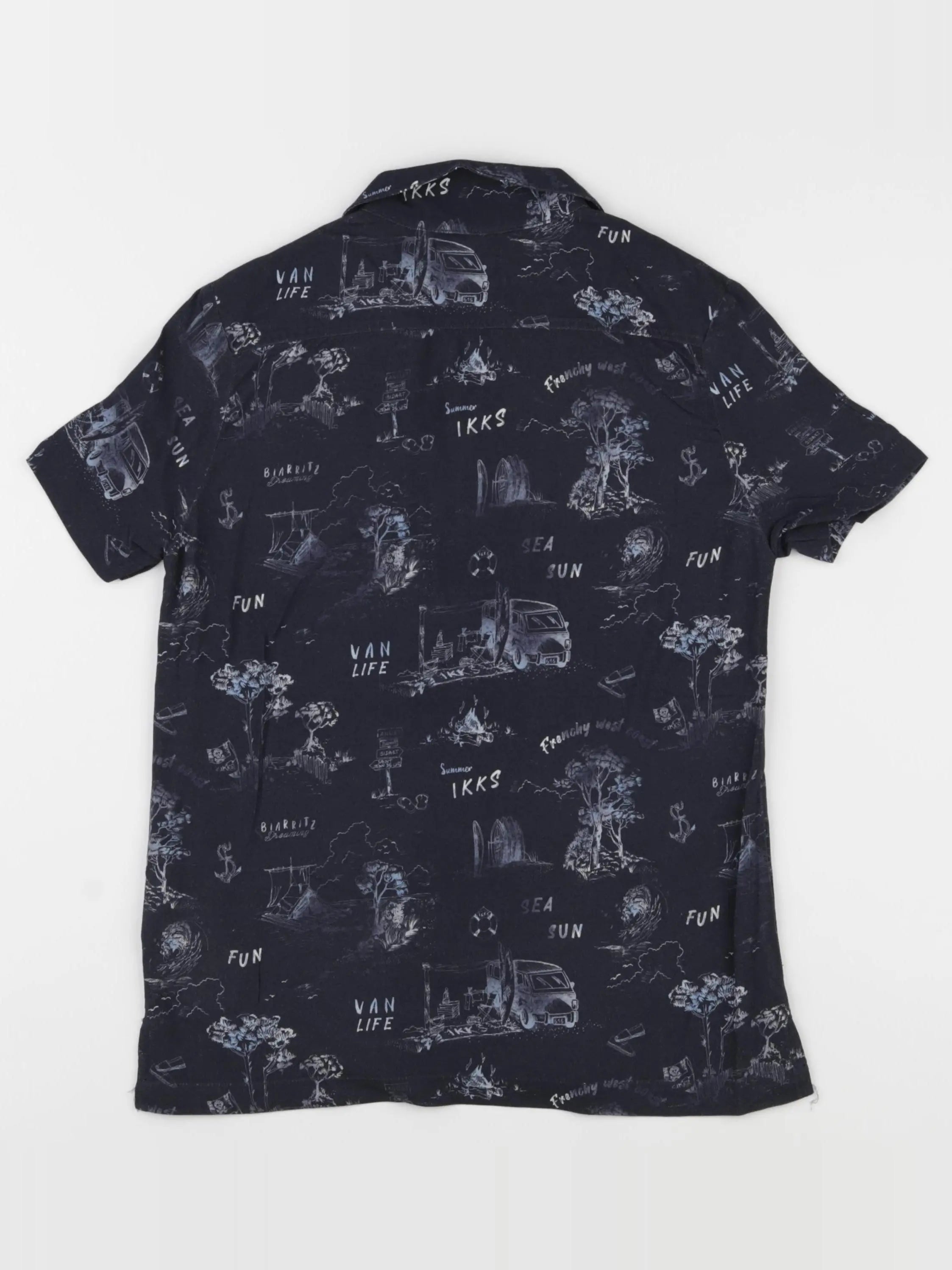 IKKS - chemise noir - 8 ans