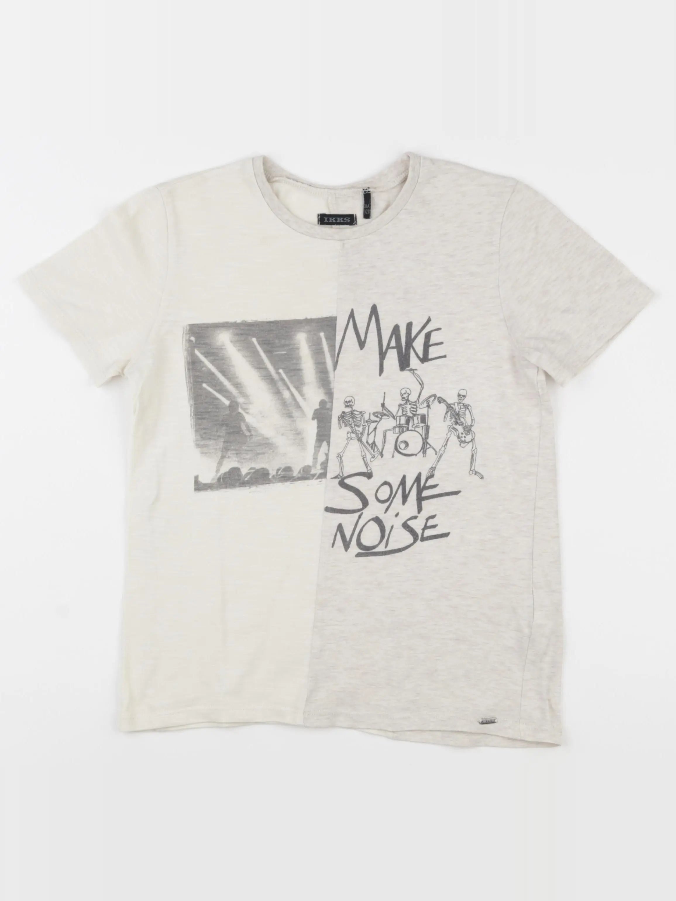 IKKS - tee-shirt beige - 8 ans