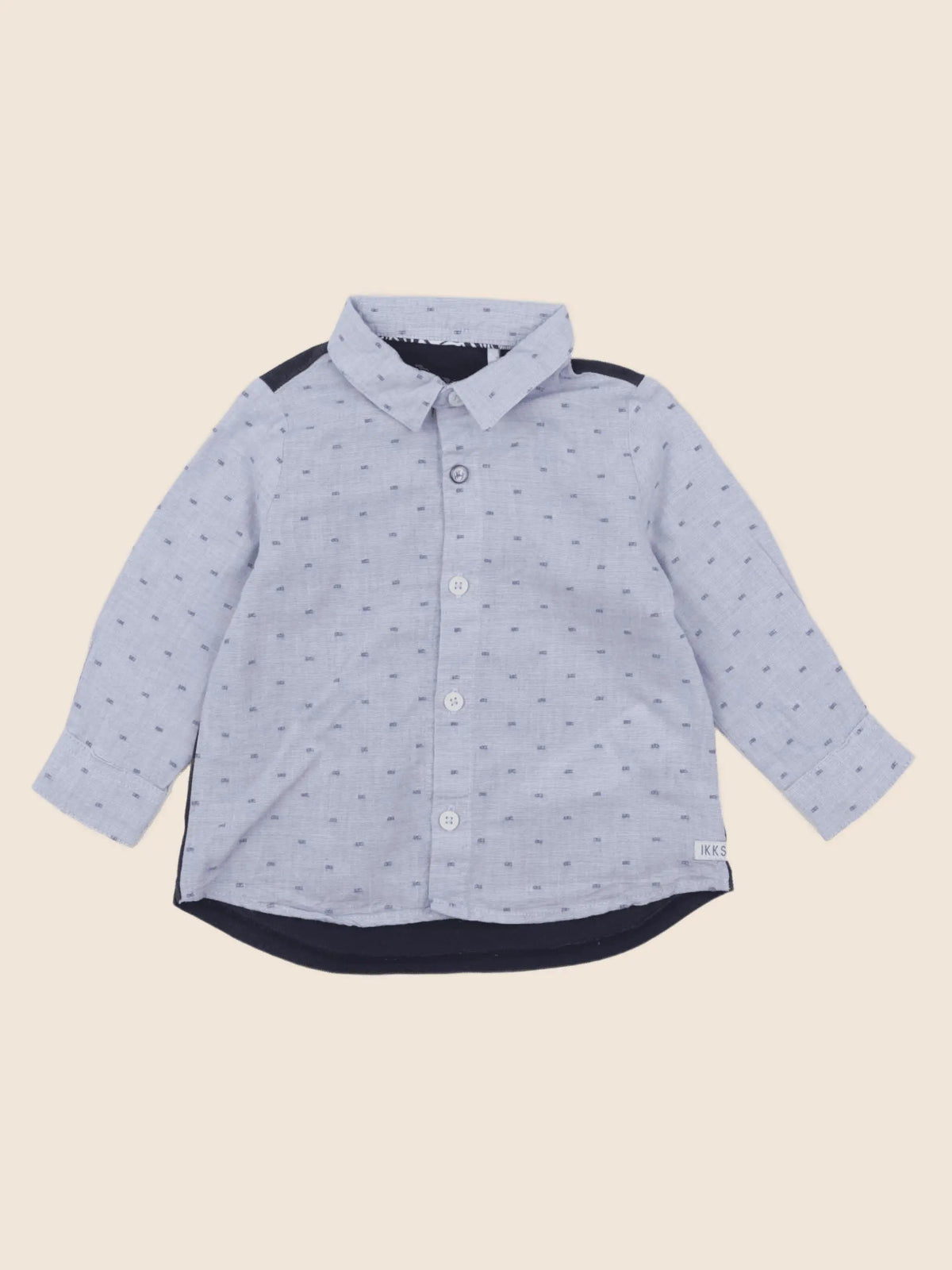 IKKS - chemise bleu - 12 mois